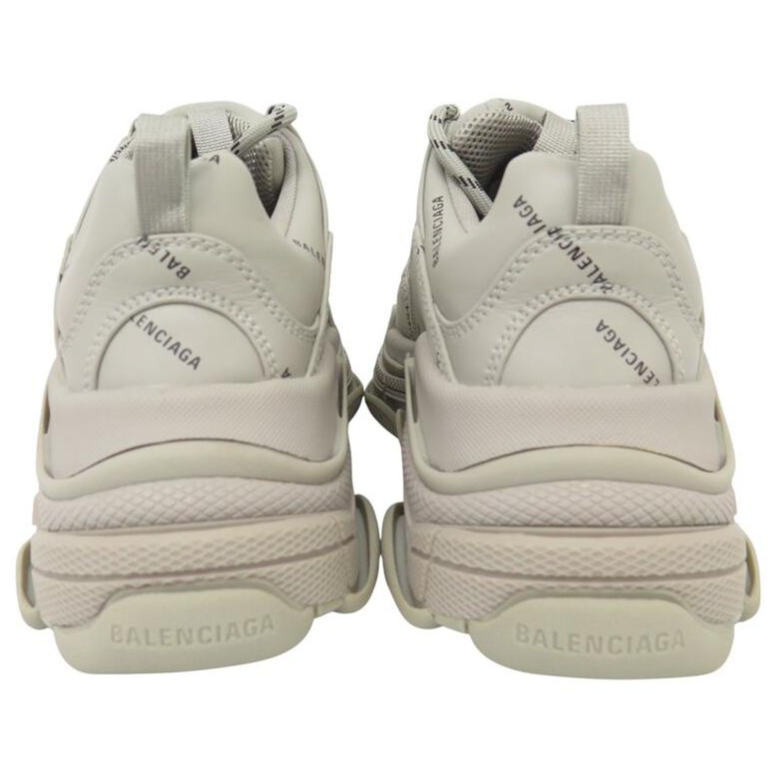 NEW BALENCIAGA TRIPLE S ALL OVER LOGO 524039 SIZE 39 SNEAKERS 
