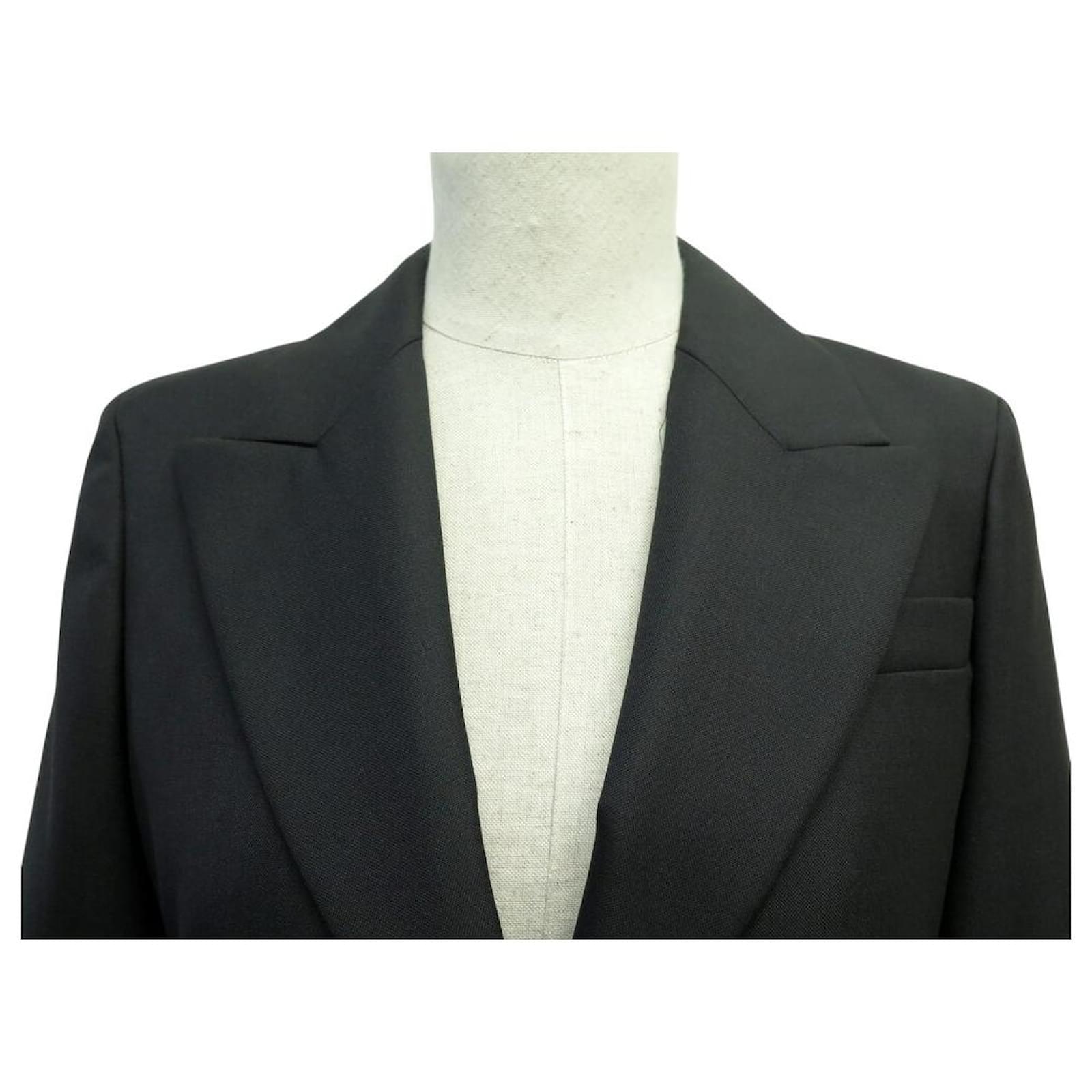 NEW CHRISTIAN DIOR JACKET BAR 1U1V05A1803 38 M BLACK WOOL NEW