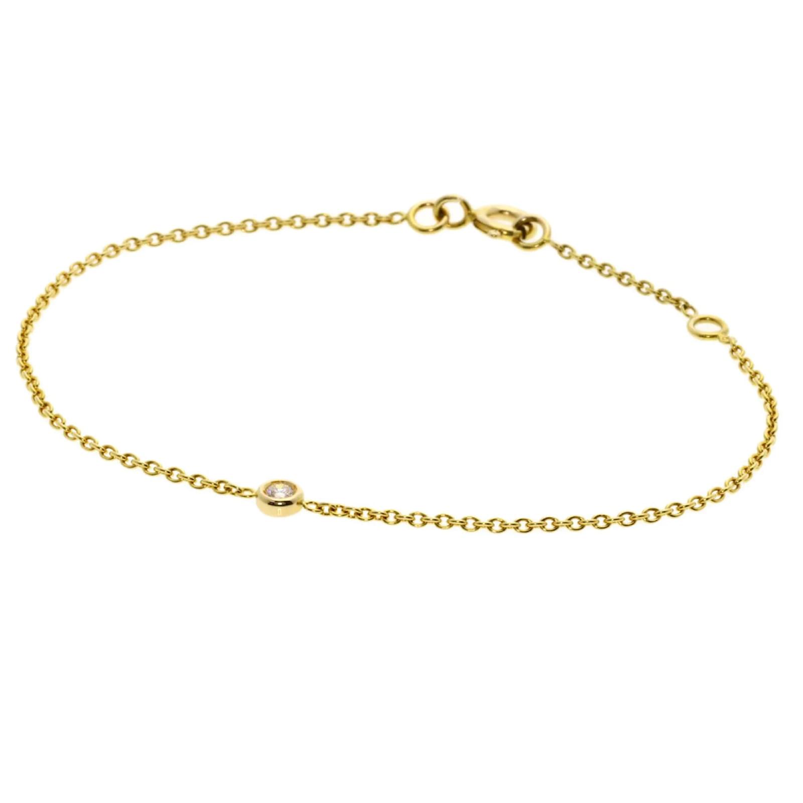 Christian Dior 18K Yellow Gold Diamond Charm Bracelet Golden ref