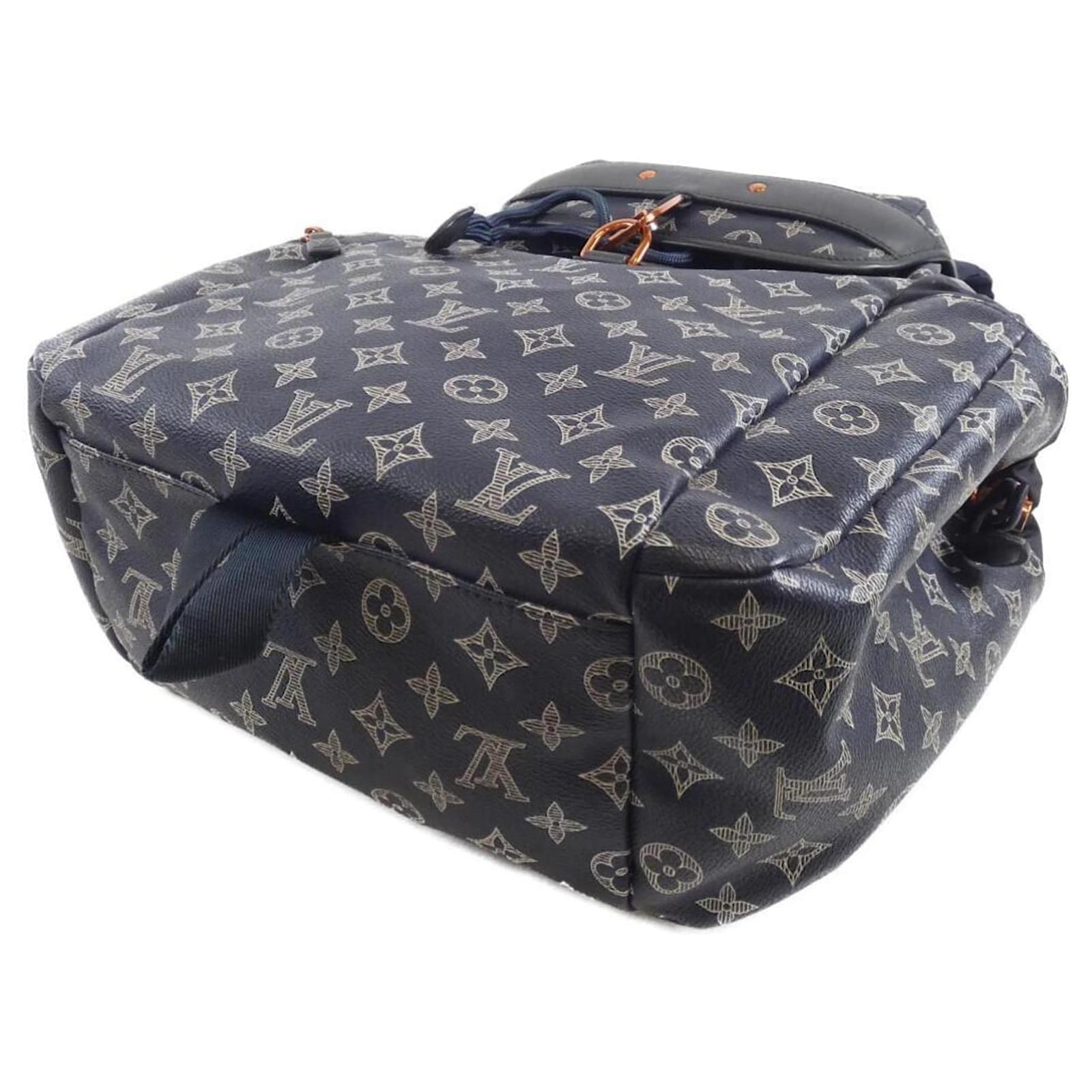 Louis Vuitton Monogram Ink Discovery Backpack Red Blue Coral Cloth  ref.2217016