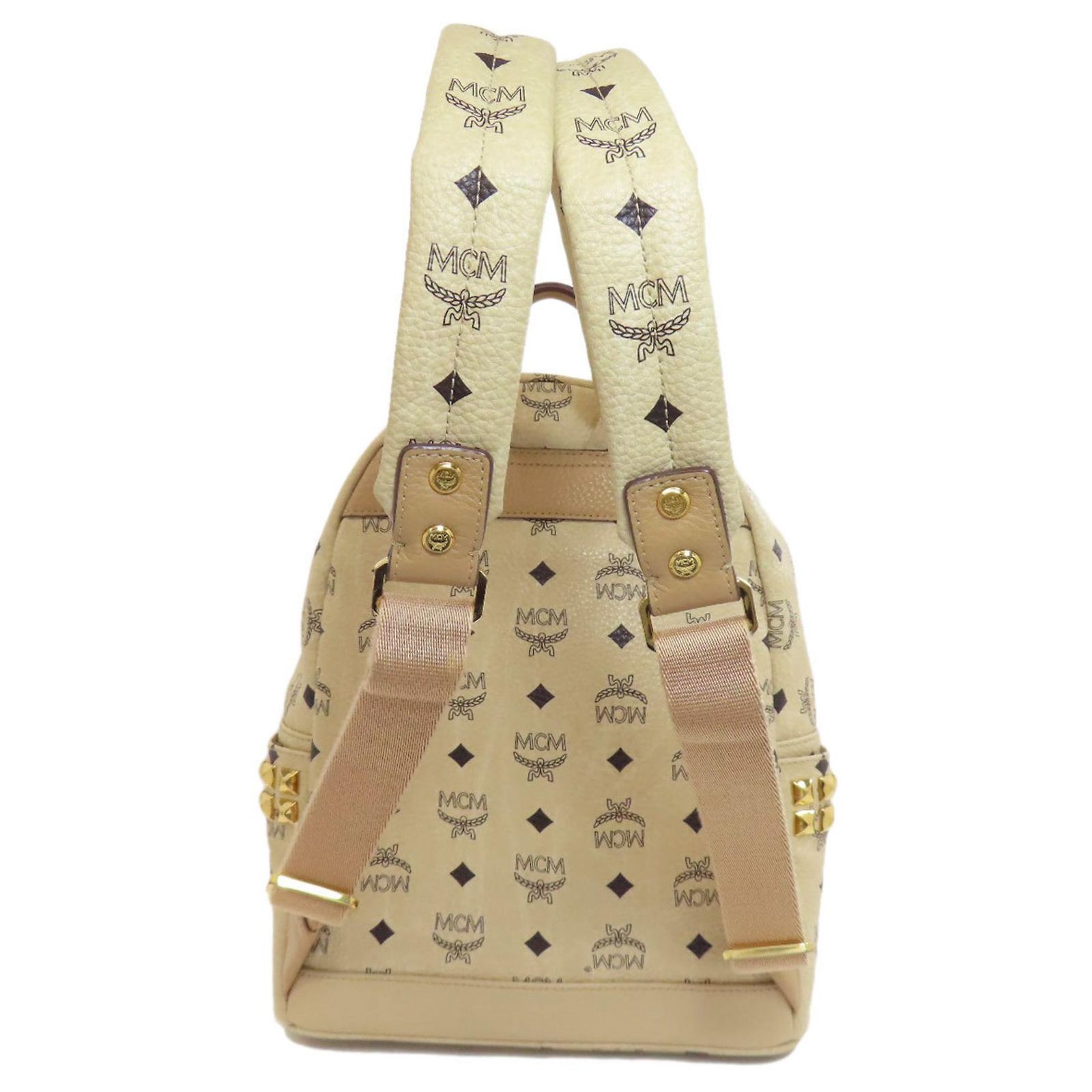 MCM Beige PVC Backpack Plastic ref.2217290 - Joli Closet display picture 3