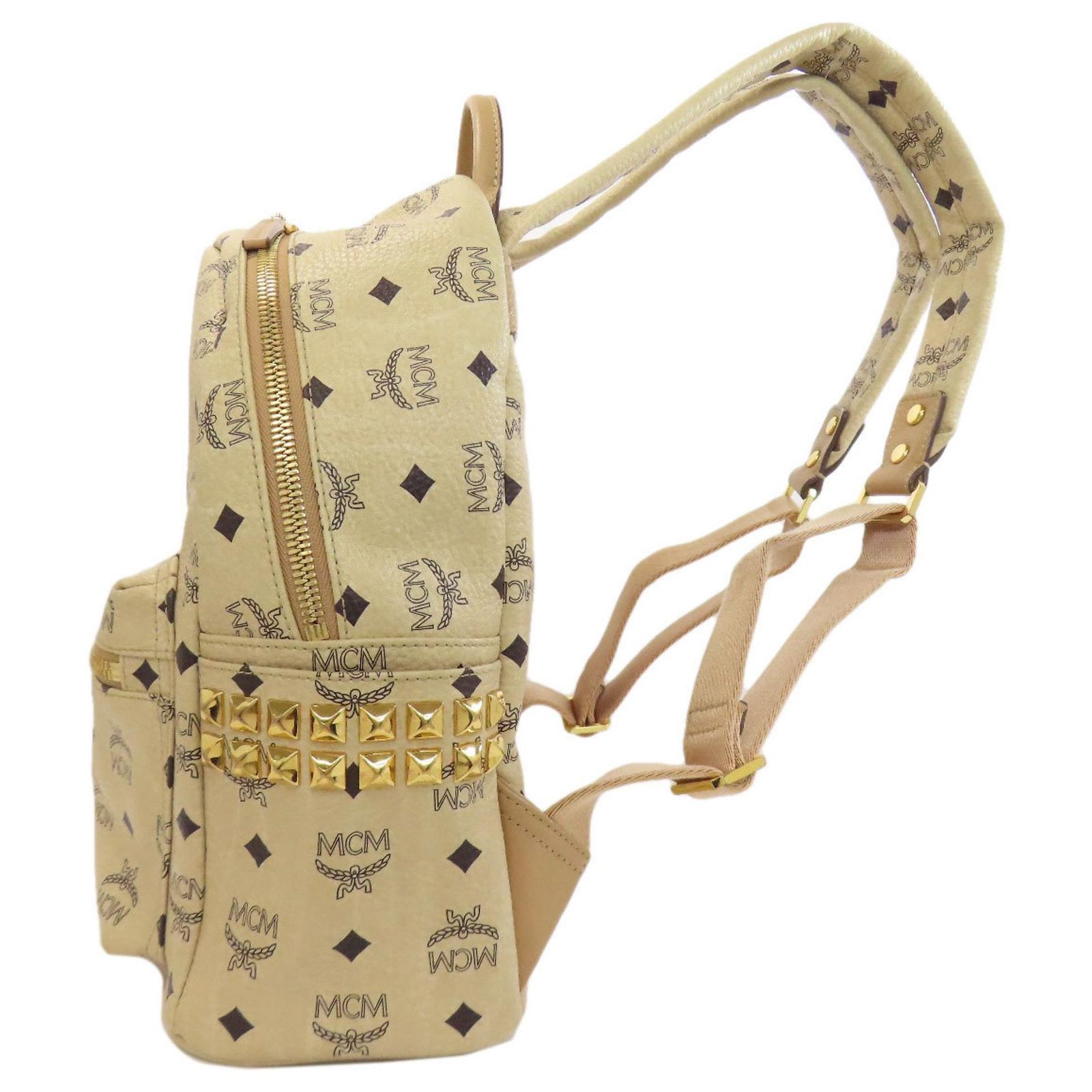 MCM Beige PVC Backpack Plastic ref.2217290 - Joli Closet