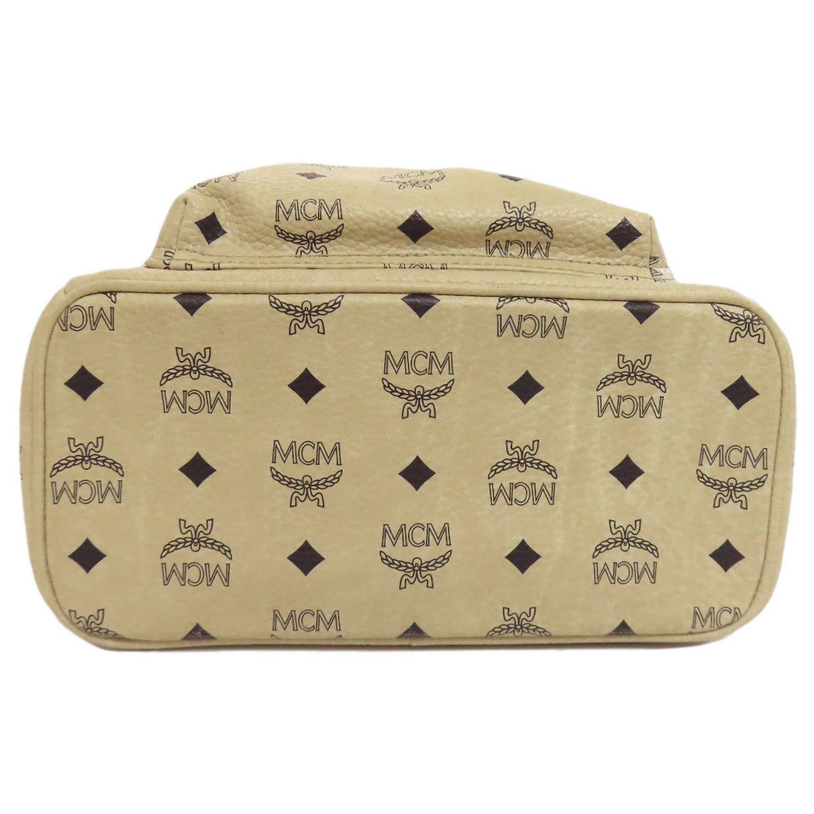 MCM Beige PVC Backpack Plastic ref.2217290 - Joli Closet display picture 1