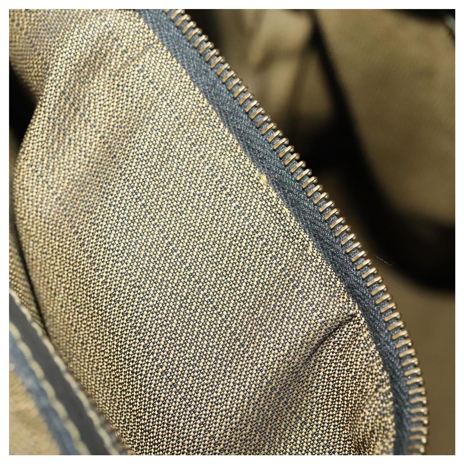 FENDI Zucca Canvas Backpack Brown Black gold Auth ep8792 FENDI Zucca Canvas Backpack Black Brown Auth 133048 ref  main image 2