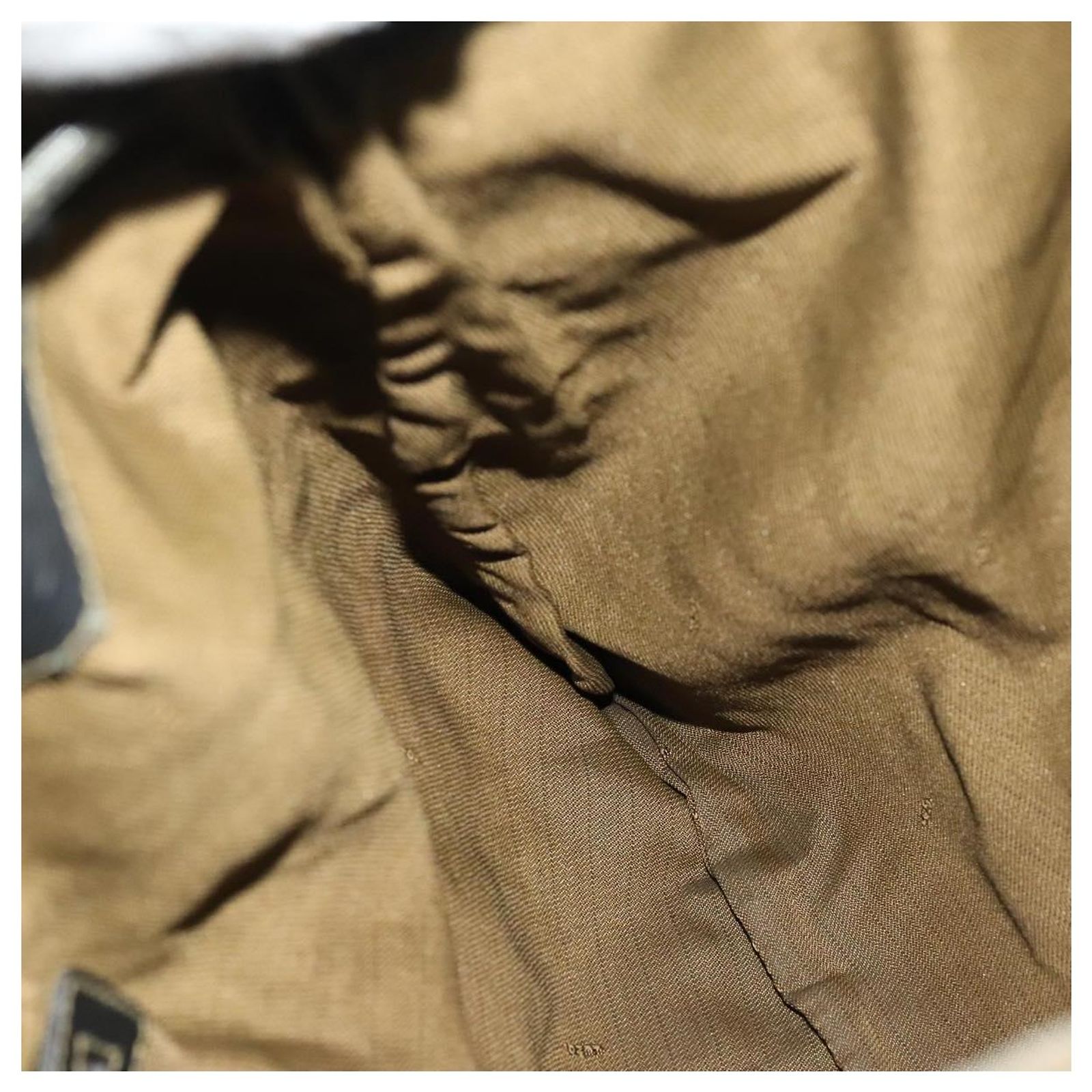 FENDI Zucca Canvas Backpack Brown Black gold Auth ep8792 FENDI Zucca Canvas Backpack Black Brown Auth 133048 ref  main image 3