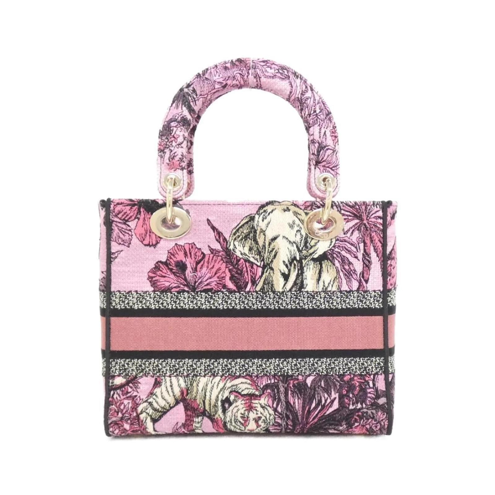 Christian Dior TOILE DE JOUY VOYAGE Lady D-Light Handbag