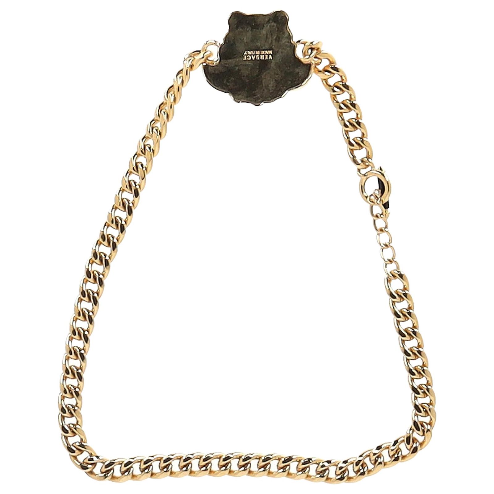 Versace Belt gold metal with buckle Medusa head in original  display picture 2