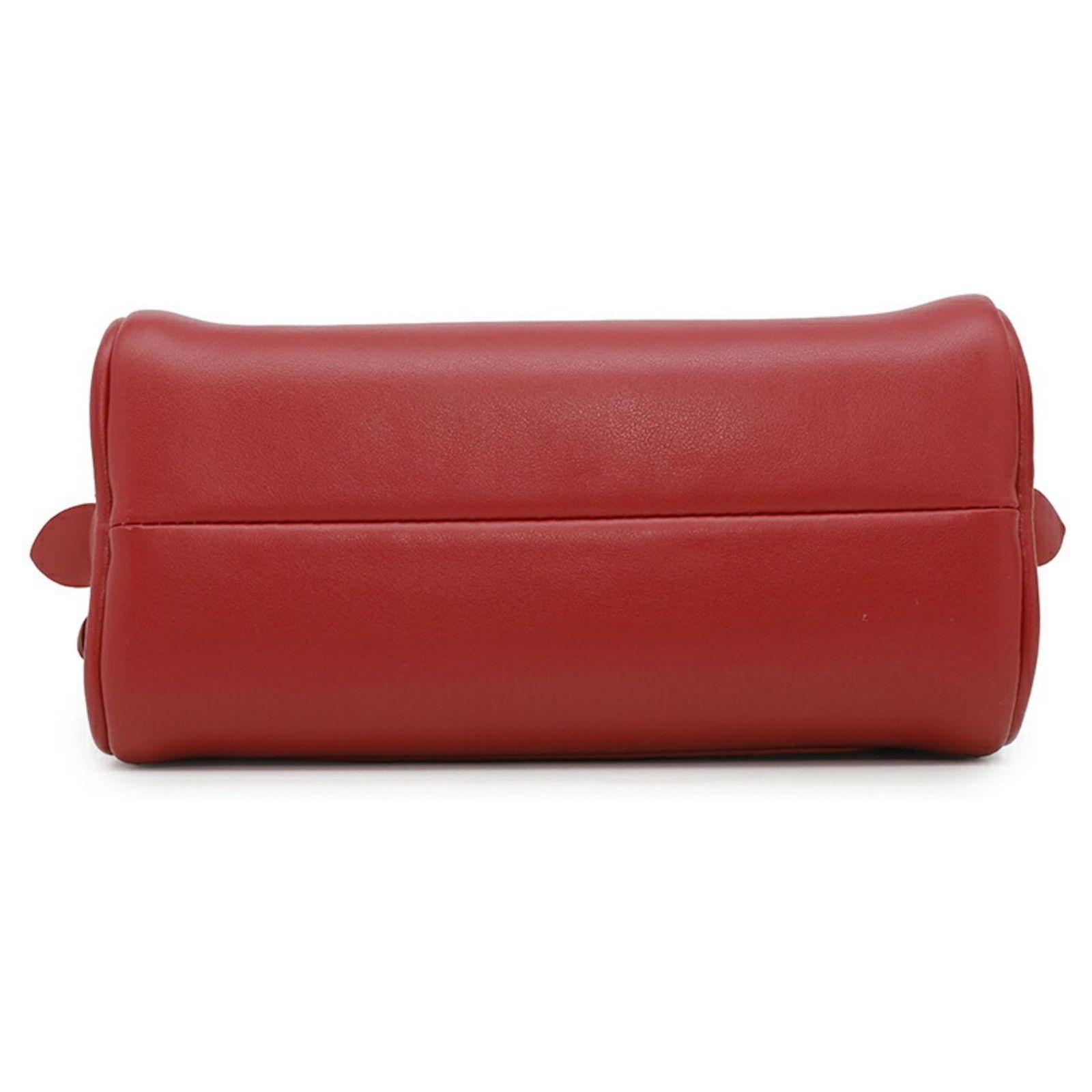 Miu Miu Mini Boston Leather Handbag Red ref.JC2223996 (Sold 