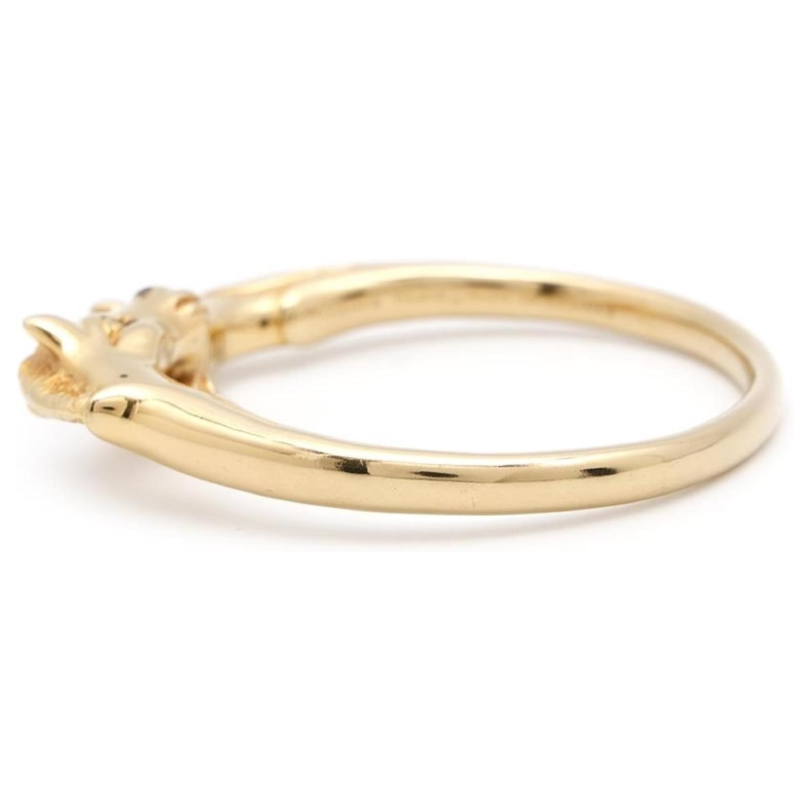 Hermès Hermes Bangle Cheval Horse Double Head Motif Golden Metal