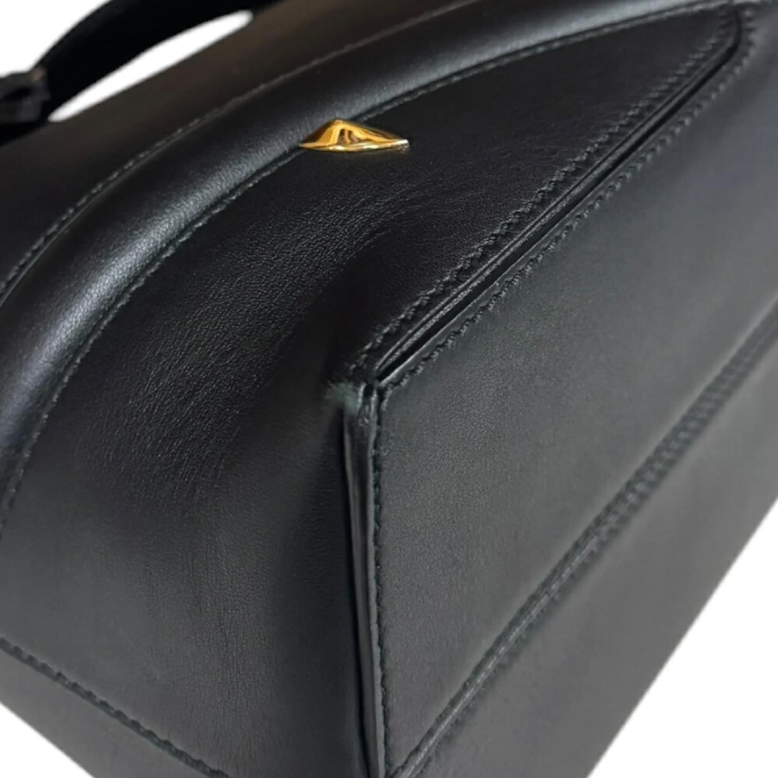 Fendi Monster By The Way Medium Shoulder Bag Black Leather ref