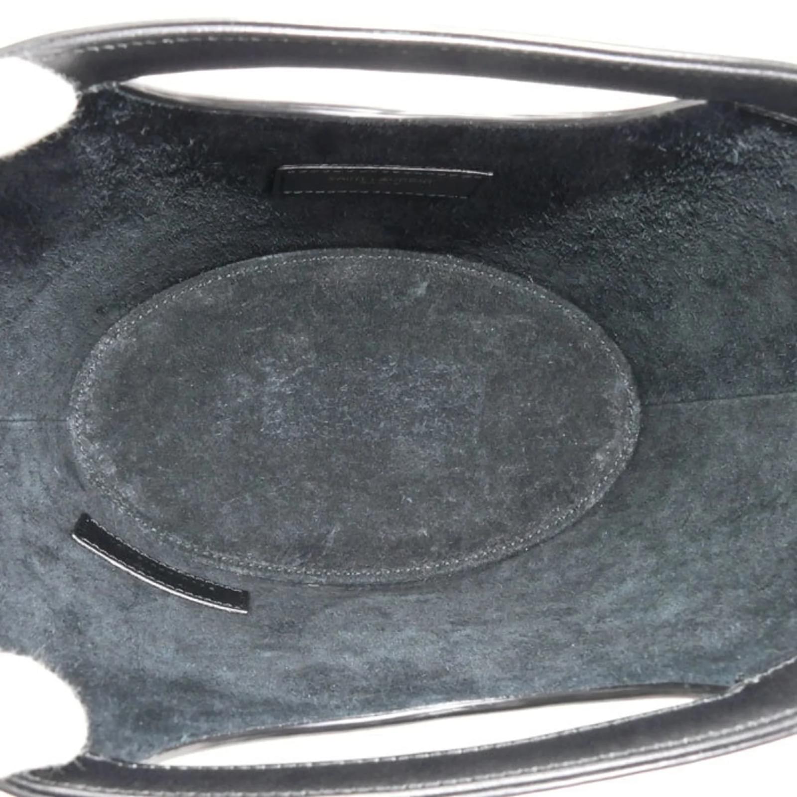 Saint Laurent Paris Celia Mini Tote 2-Way Shoulder Bag Black