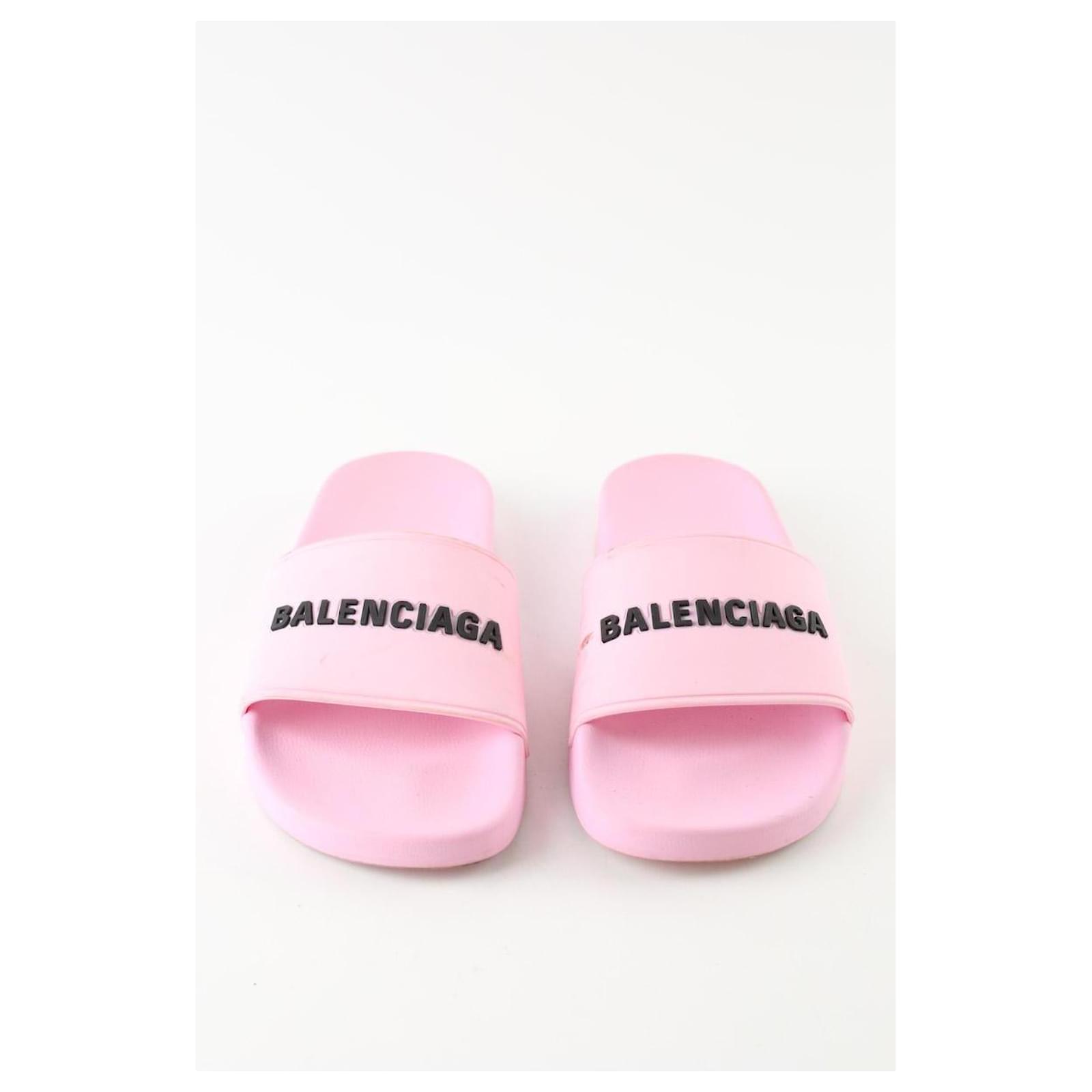Balenciaga Pink sandals Plastic ref.2227344 - Joli Closet