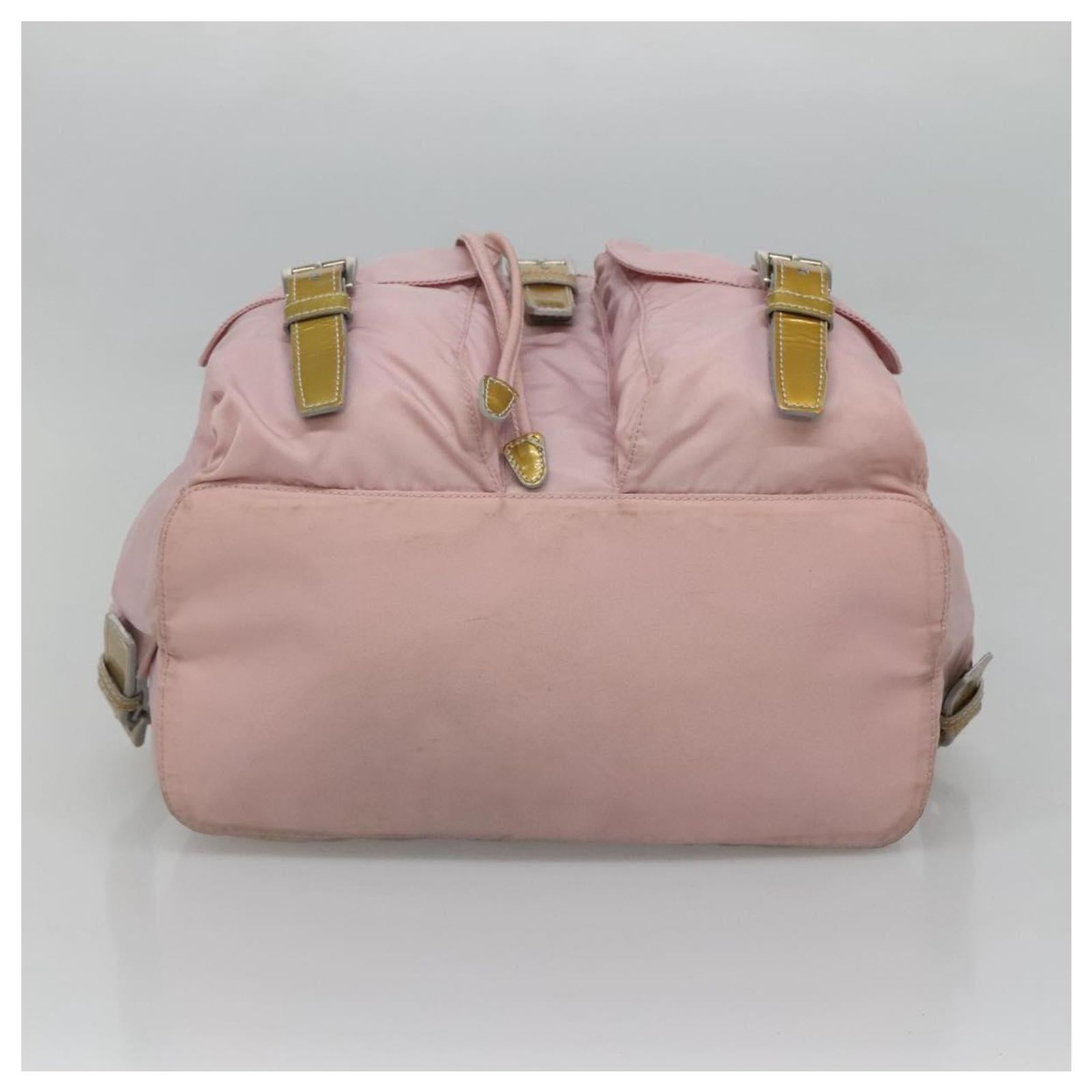 PRADA Backpack Nylon Pink Silver Auth 153366 Pimbeche Vintage | SPRINTING to the East Village for the  main image 2