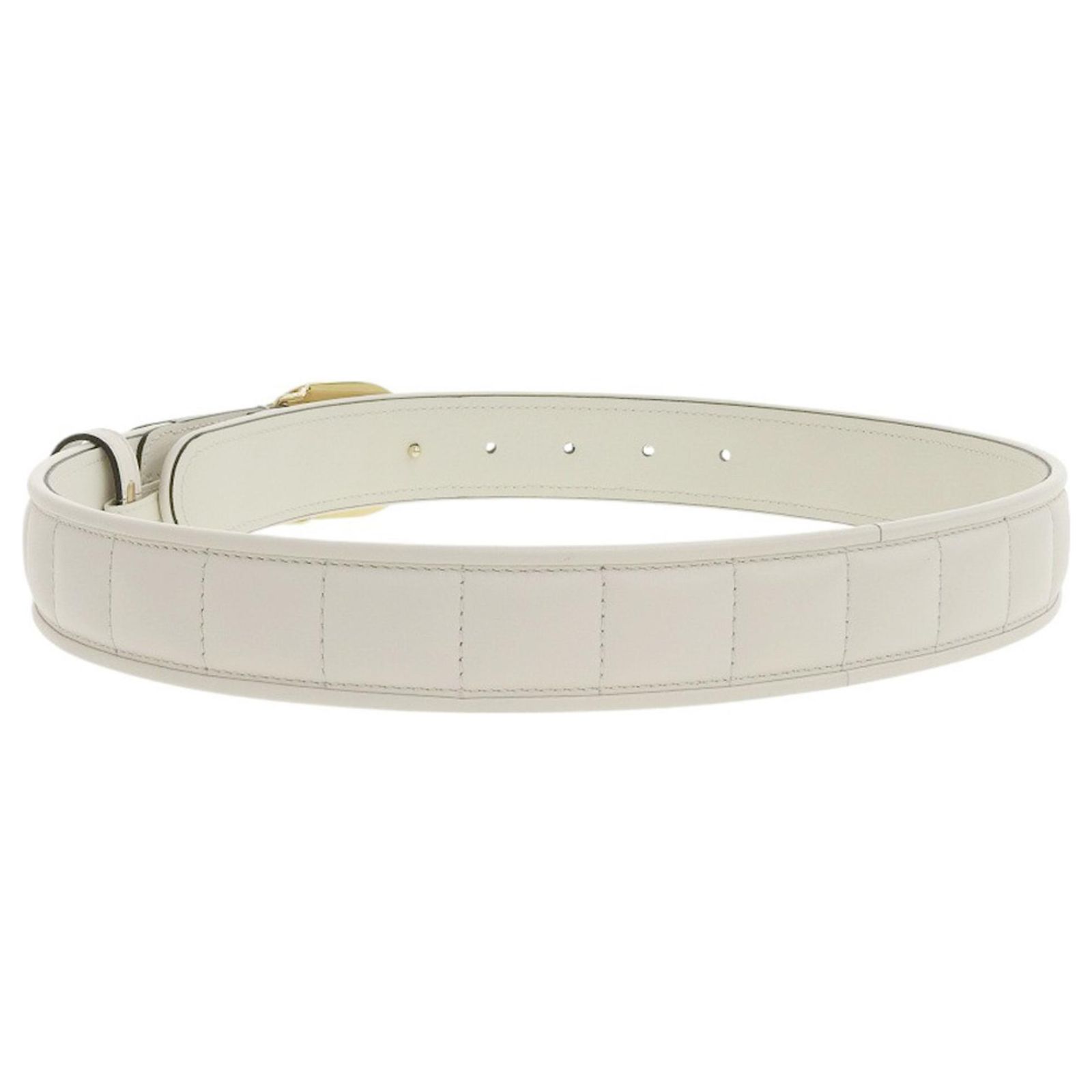 GUCCI Interlocking G Belt 748894 Size 75/30 Off-White Women\'s Gucci GG Marmont embellished leather belt Gucci main image 2