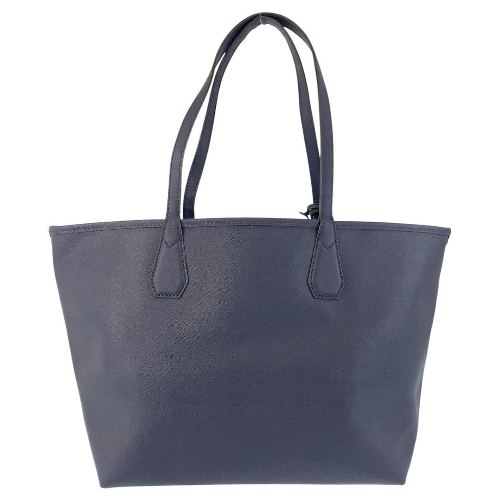 Michael Kors Leder 2-in-1 Tasche Blau Joli Closet