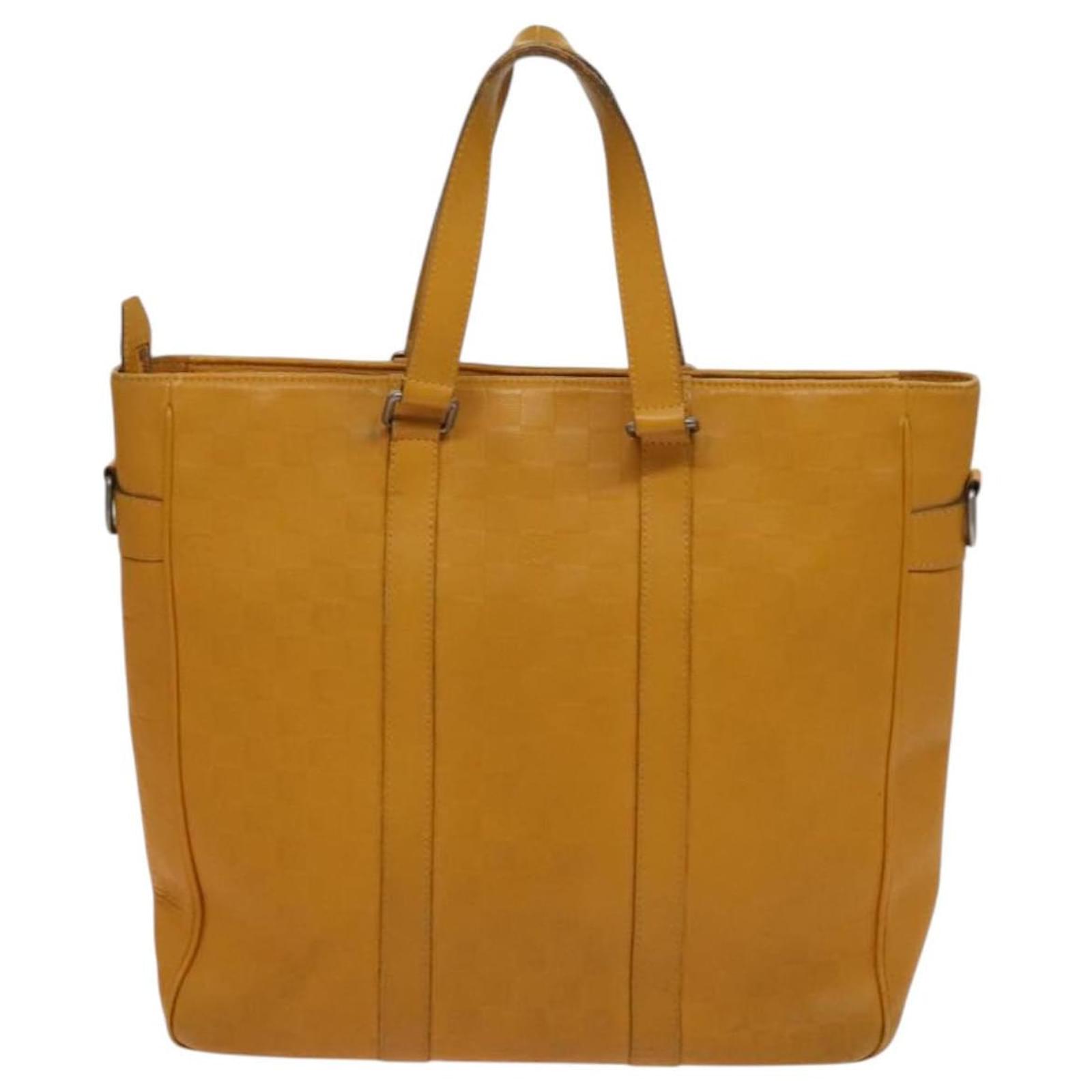 LOUIS VUITTON Damier Infini Neo Tadao Bag 2way Yellow N41228 LV