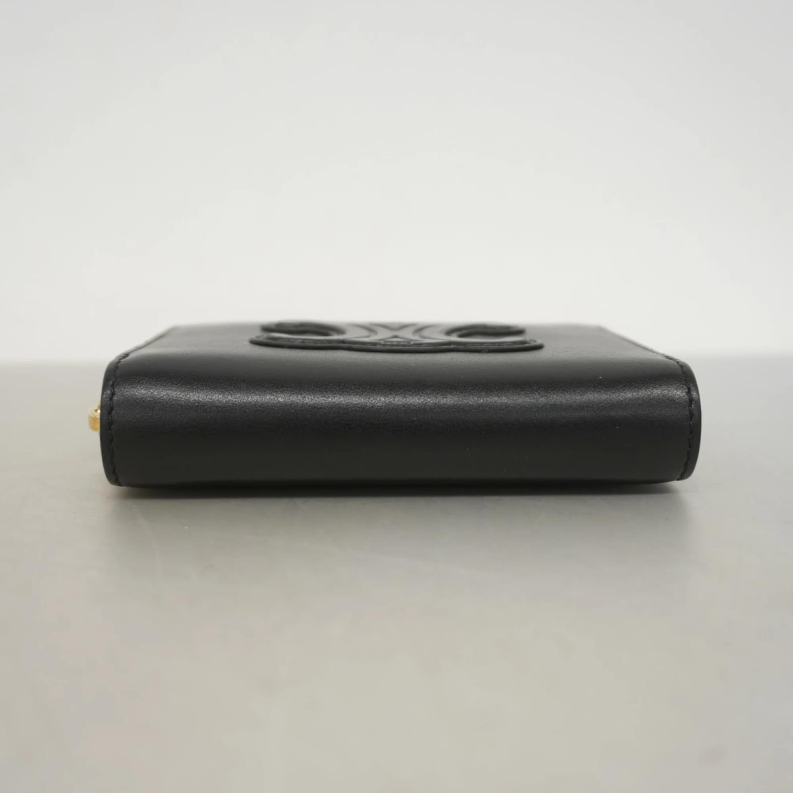 Céline Celine Black Leather Coin Purse ref.2244224 - Joli Closet