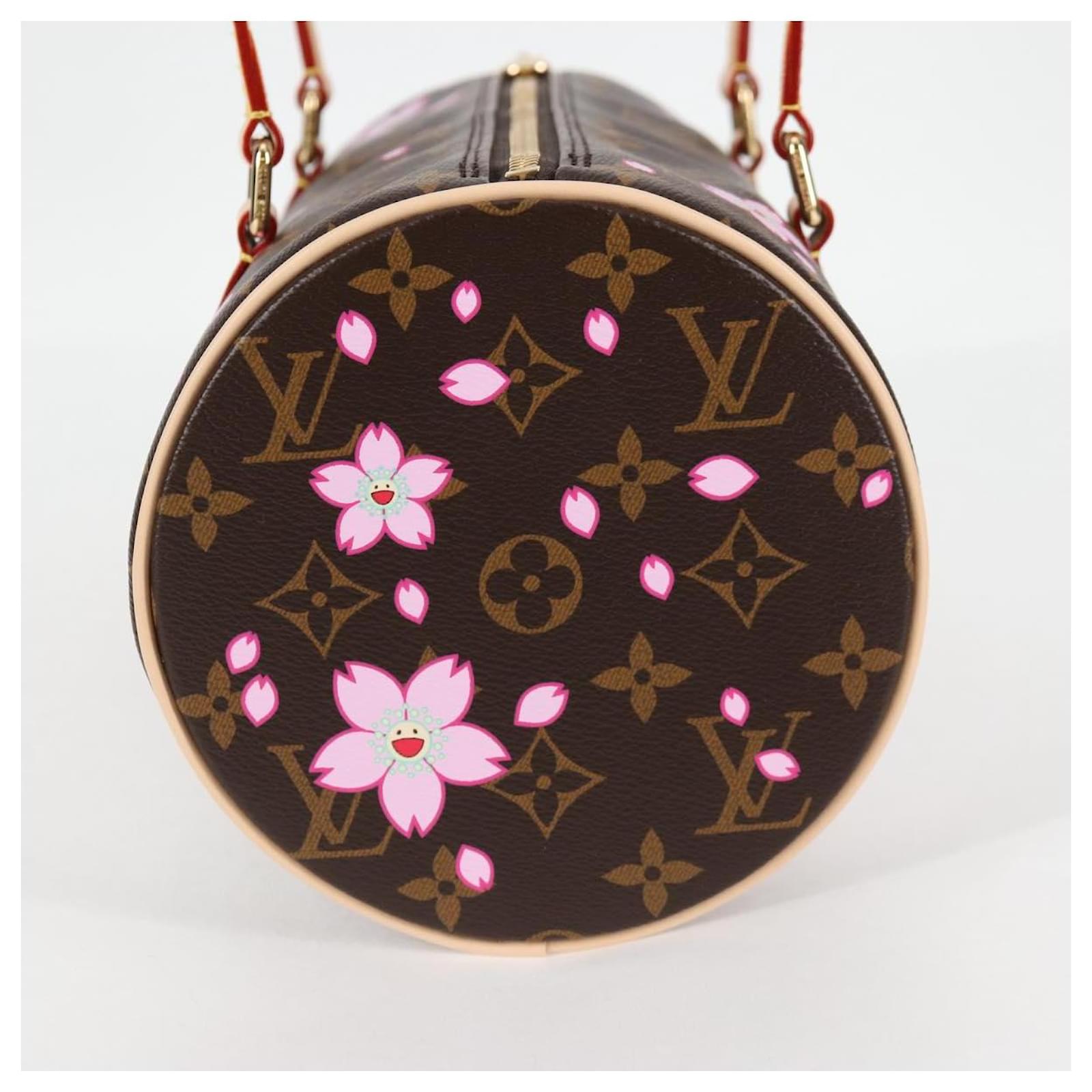 LOUIS VUITTON Cherry Blossom LV  ~ TM Papillon MM Bag Sakura