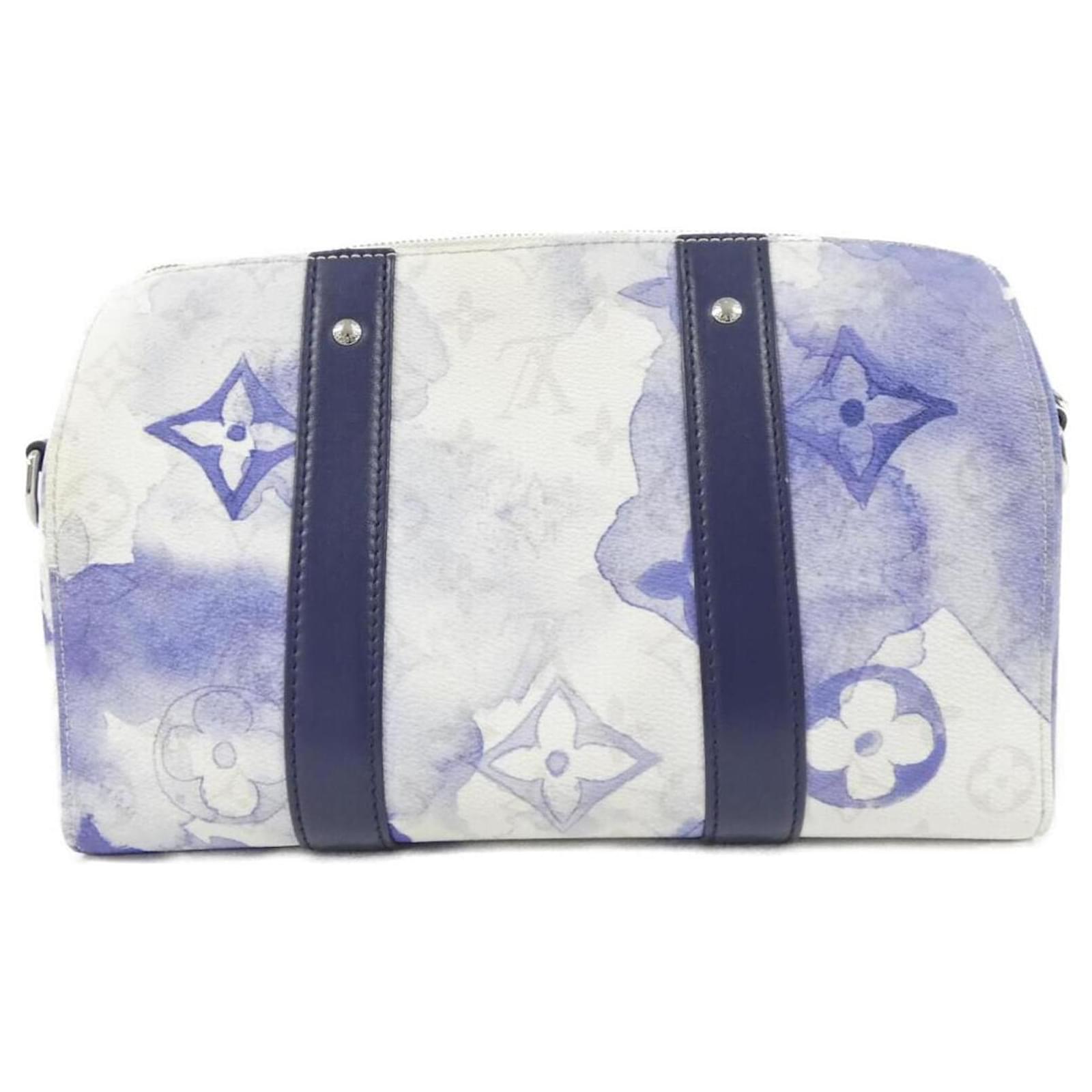 Louis Vuitton City Keepall Blue Cloth  ref.2245718