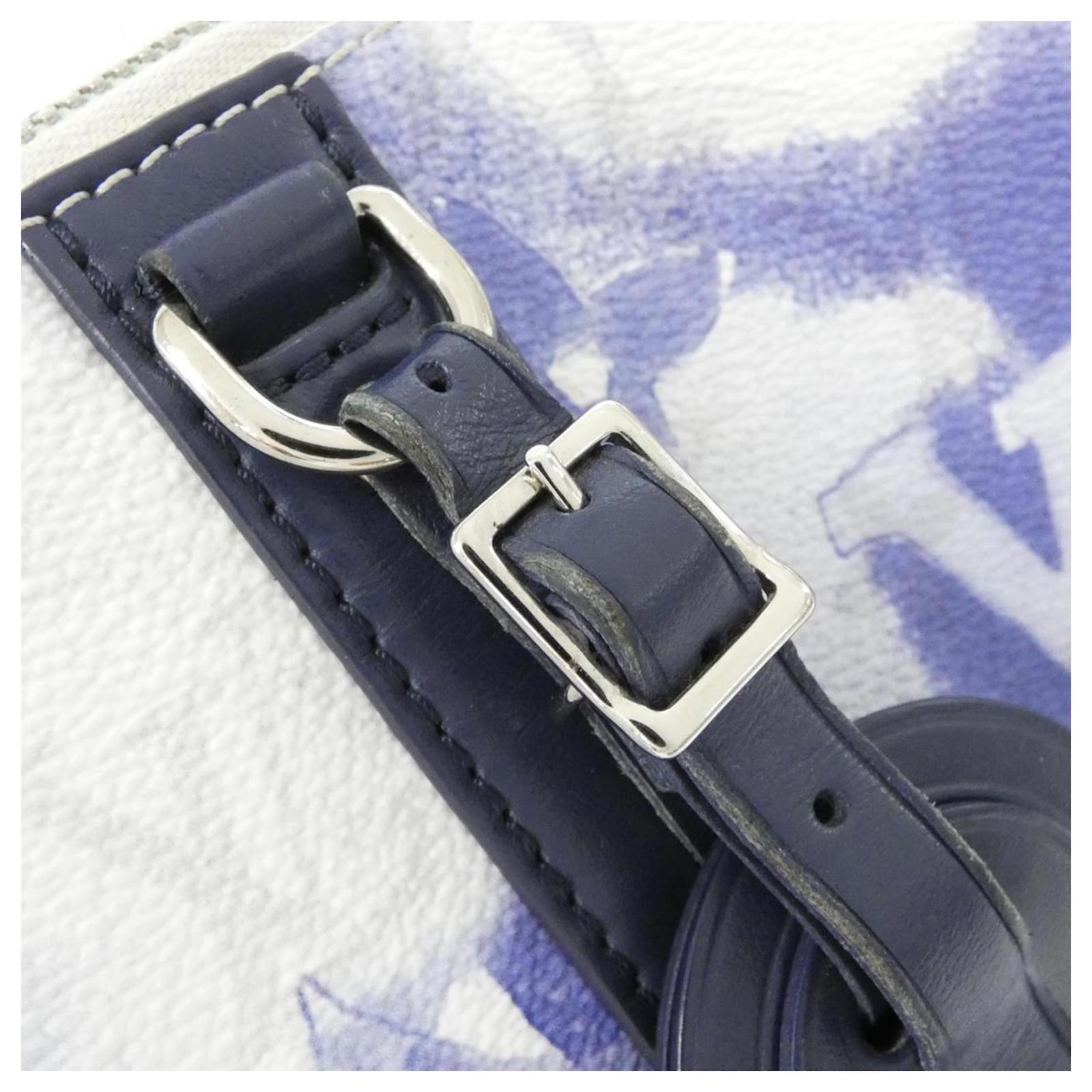 Louis Vuitton City Keepall Blue Cloth  ref.2245718