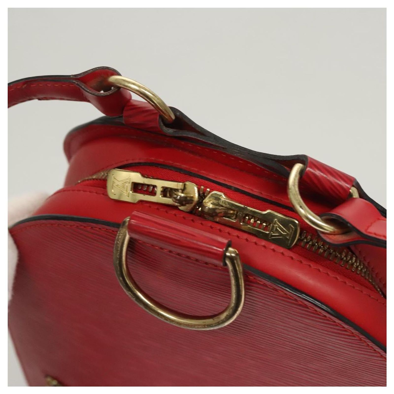 LOUIS VUITTON Epi Mabillon Backpack Castilian Red M52237 LV 