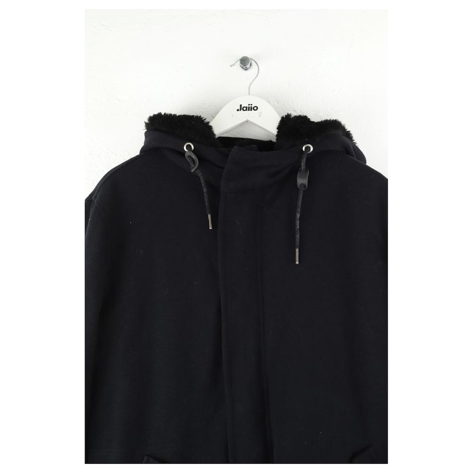 Iro Manteau en laine noir Joli Closet