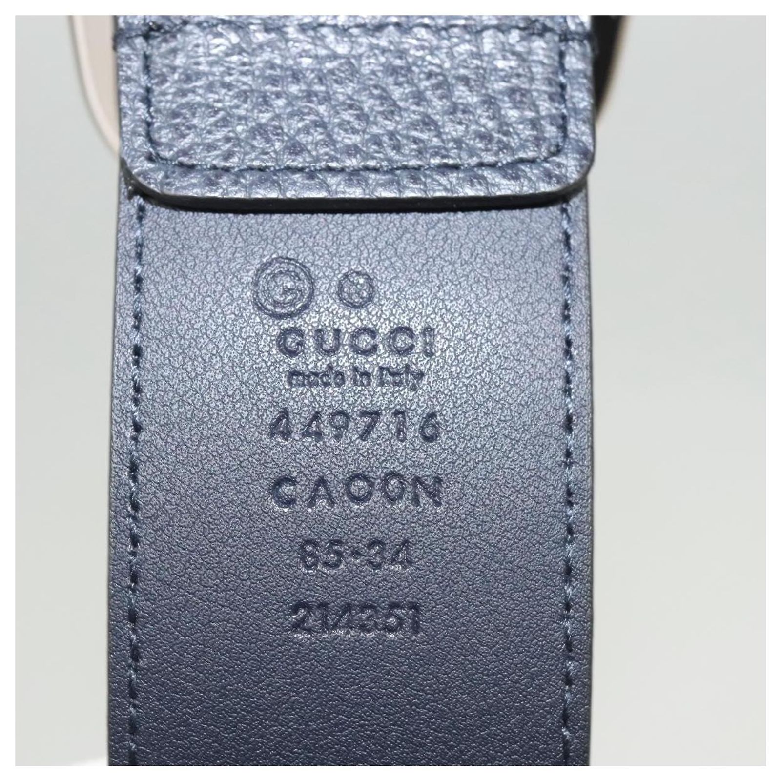 GUCCI Belt Leather Outlet 38.2 display picture 3