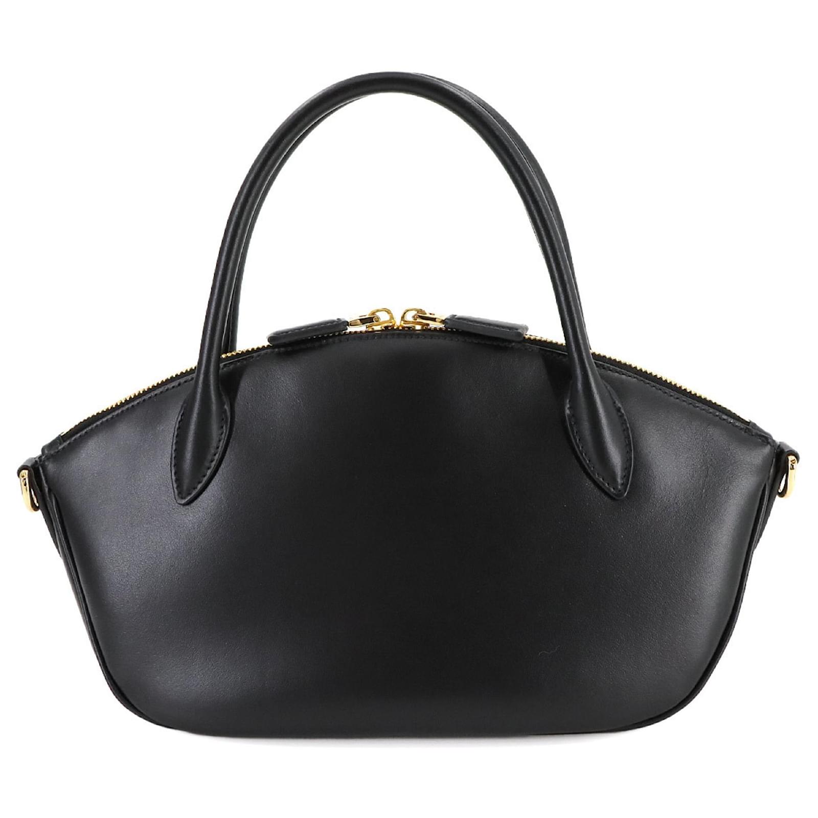 Prada 2-Way Hand Shoulder Bag in Black Leather ref.2251260 - Joli