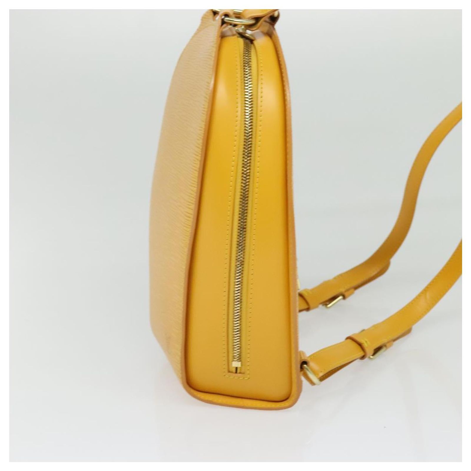 LOUIS VUITTON Epi Mabillon Backpack Yellow M52239 LV Auth  display picture 3