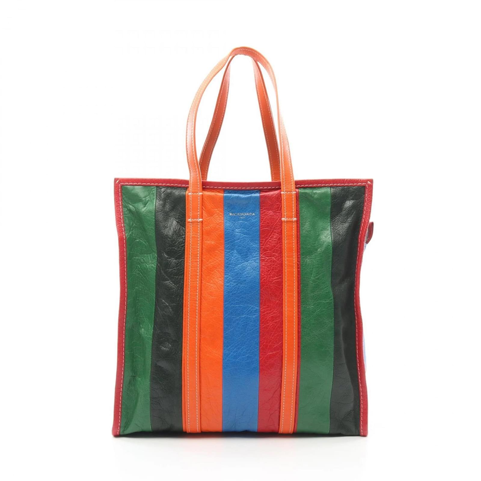 BALENCIAGAトートバッグ BAZAR SHOPPER オレンジ BALENCIAGAトートバッグ BAZAR SHOPPER オレンジ - メルカリ