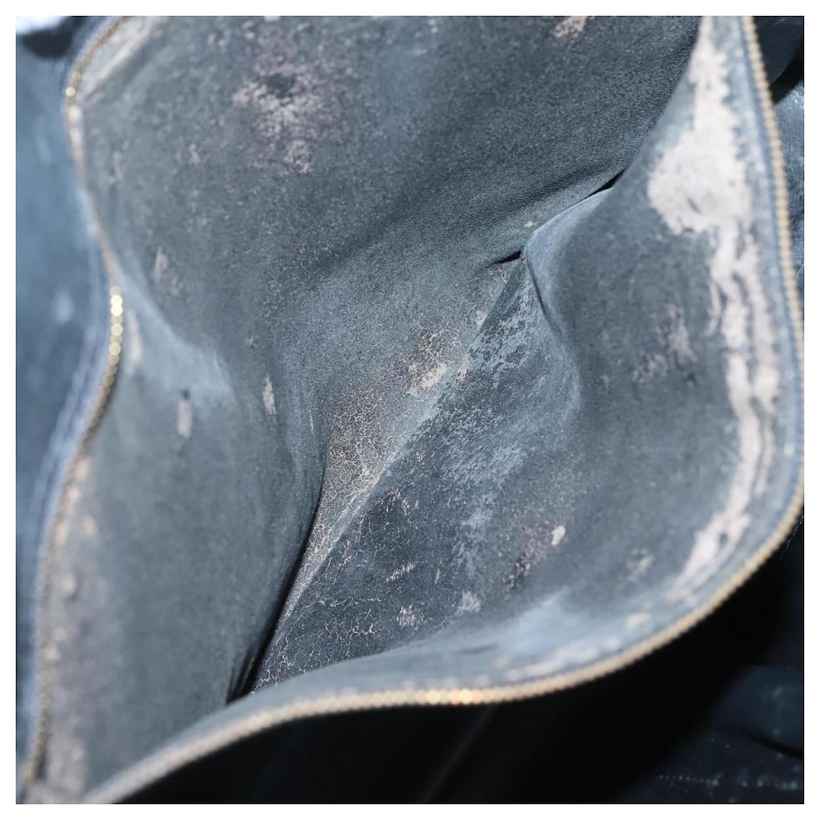 LOUIS VUITTON Epi Porte Documents Voyage Business Bag Blue M54475 Auth bs26141 Leather  ref.2256042