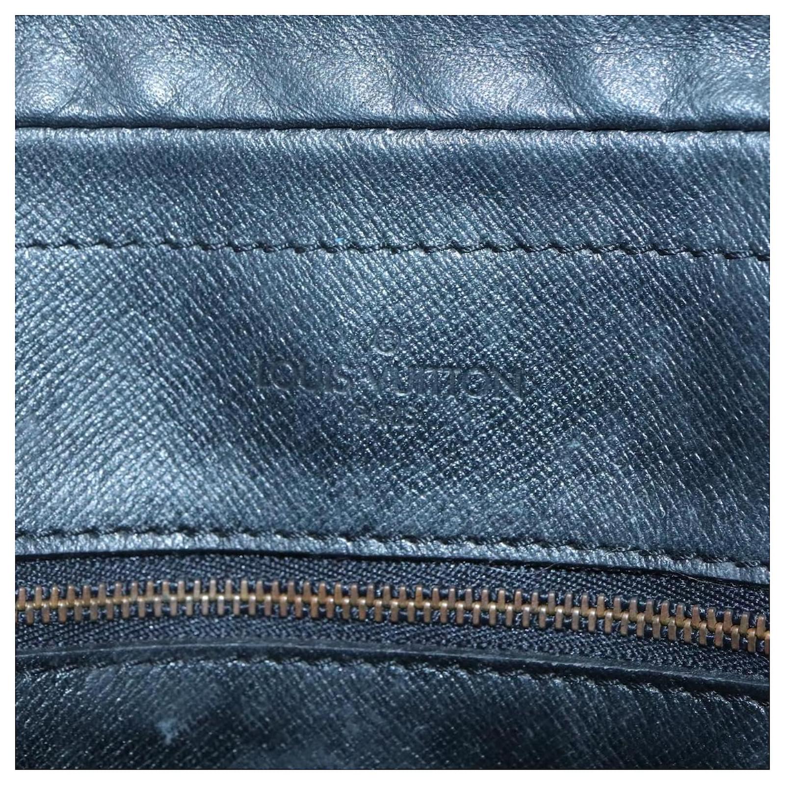 LOUIS VUITTON Epi Porte Documents Voyage Business Bag Blue M54475 Auth bs26141 Leather  ref.2256042