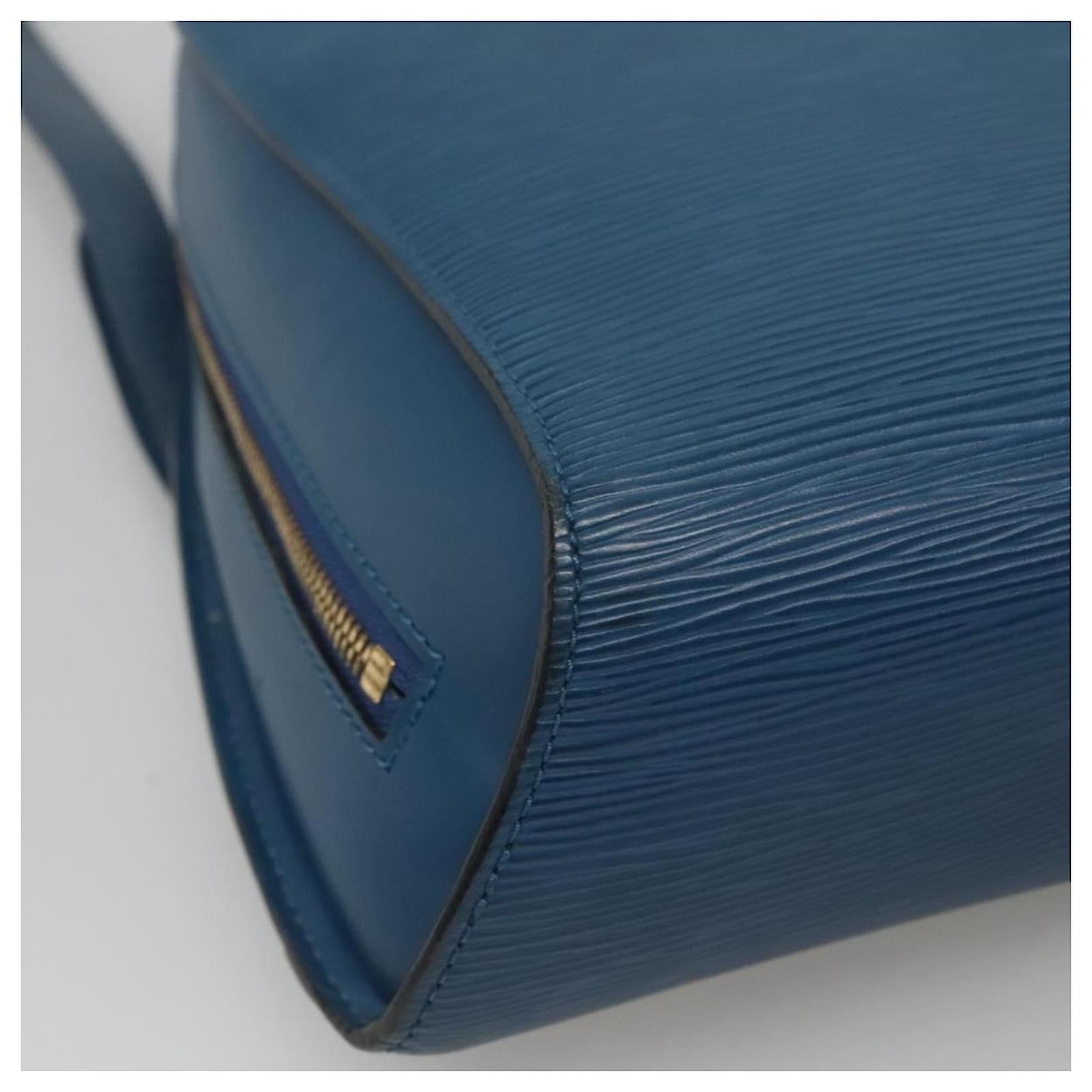 LOUIS VUITTON Epi Mabillon Backpack Blue M52235 LV Auth MX452 Leather  ref.2256129