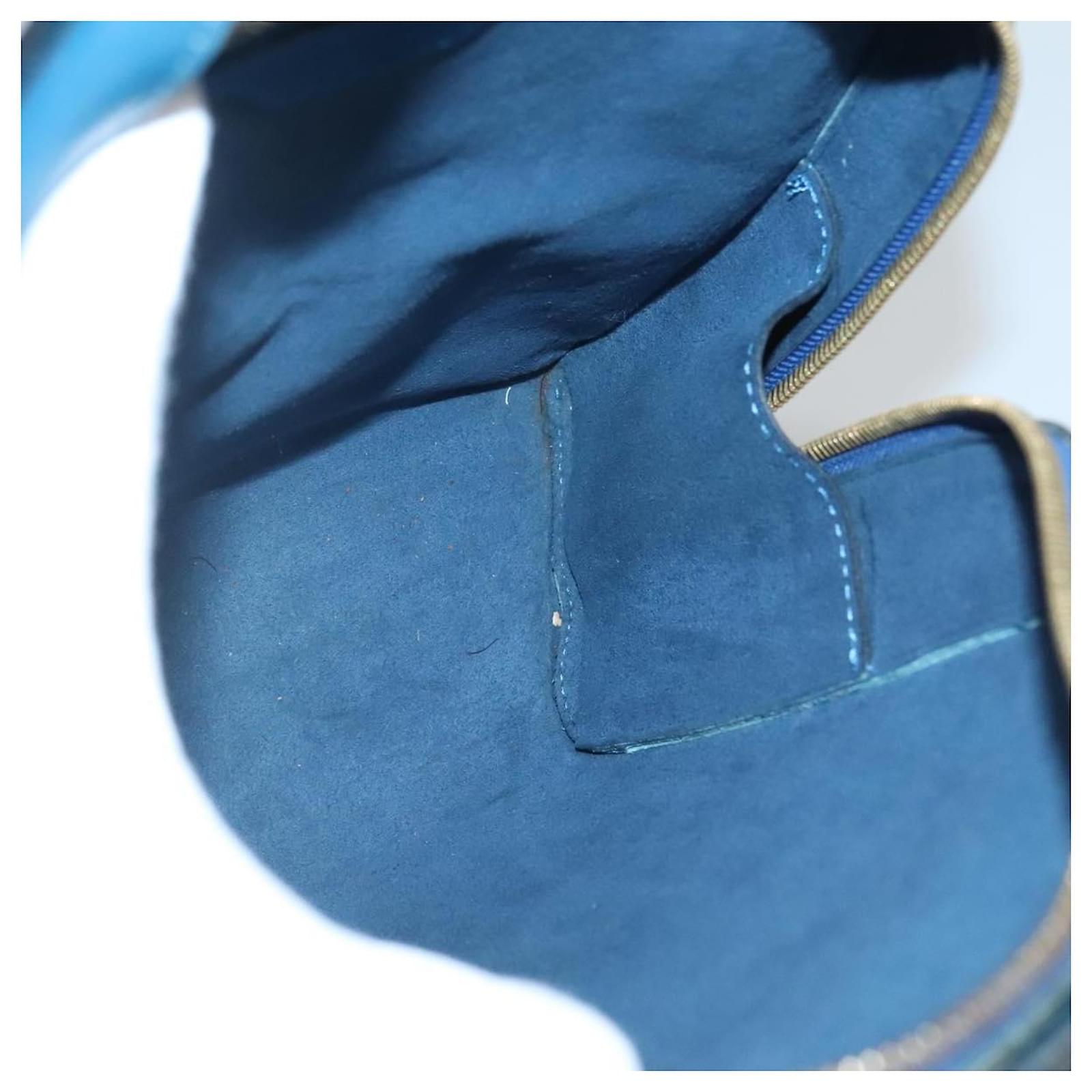 LOUIS VUITTON Epi Mabillon Backpack Blue M52235 LV Auth MX452 Leather  ref.2256129