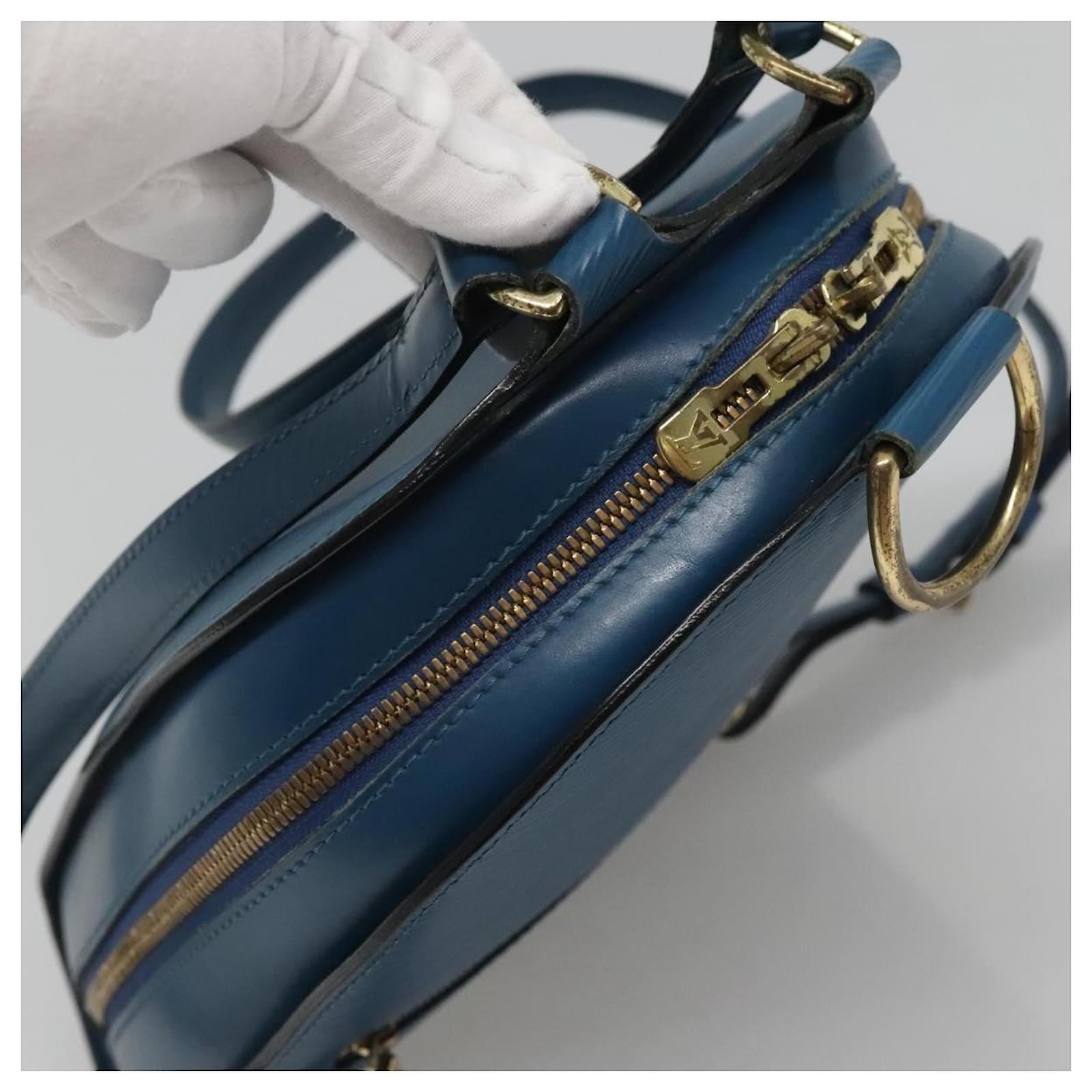 LOUIS VUITTON Epi Mabillon Backpack Blue M52235 LV Auth MX452 Leather  ref.2256129