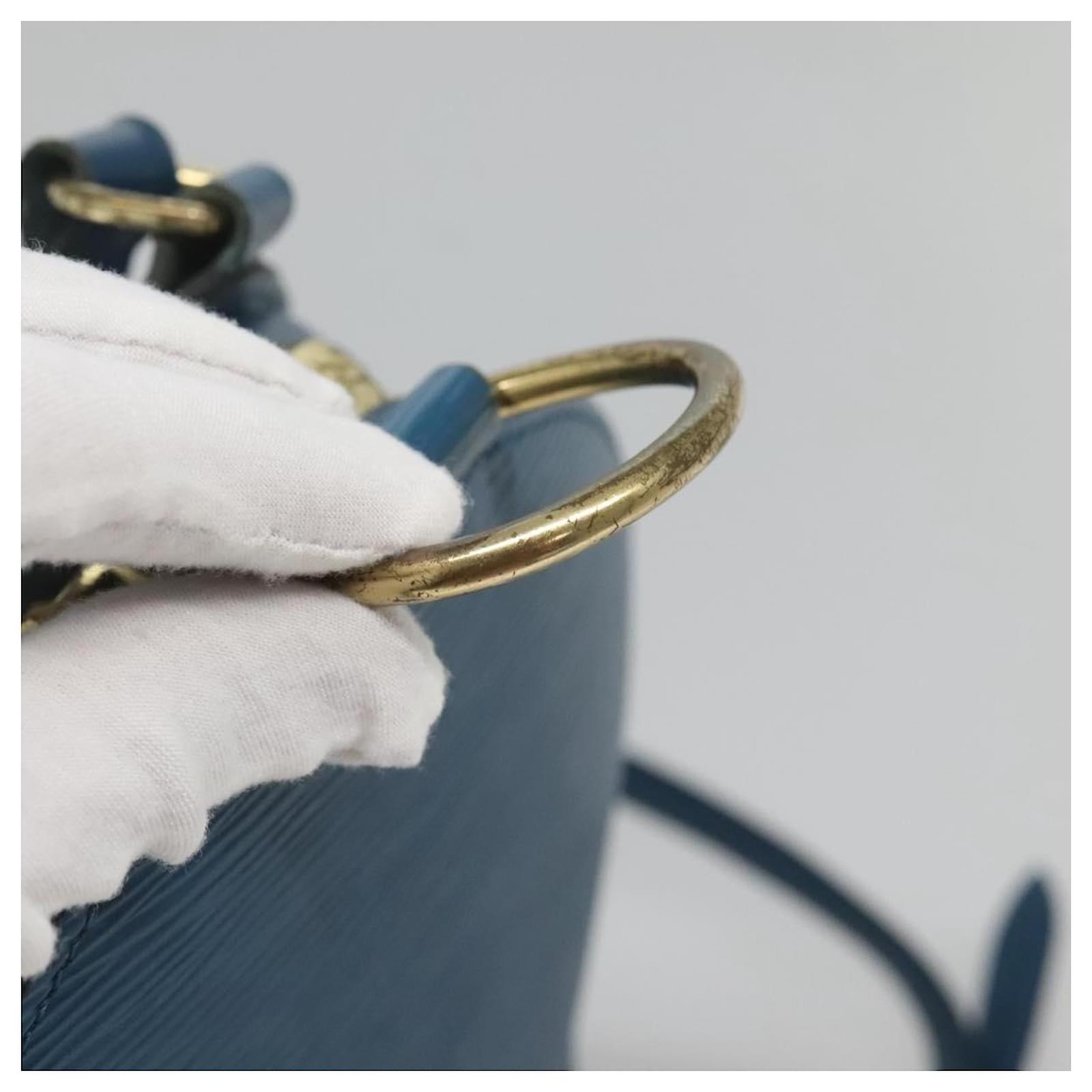 LOUIS VUITTON Epi Mabillon Backpack Blue M52235 LV Auth MX452 Leather  ref.2256129