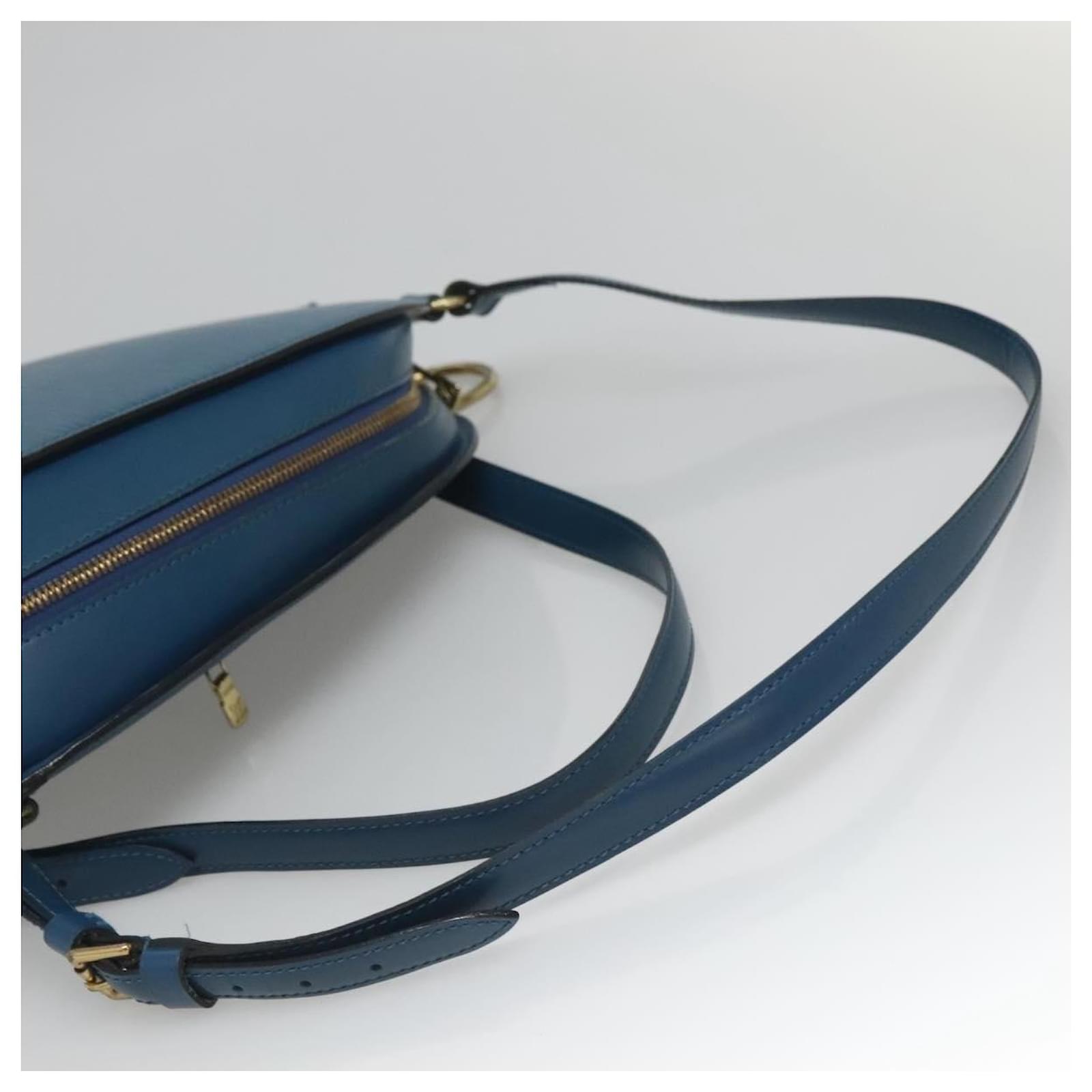 LOUIS VUITTON Epi Mabillon Backpack Blue M52235 LV Auth MX452 Leather  ref.2256129