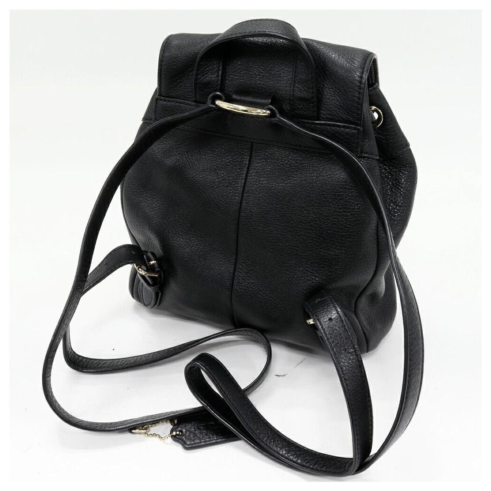 Coach Billy Calf Backpack Black Leather ref.2257533 - Joli 