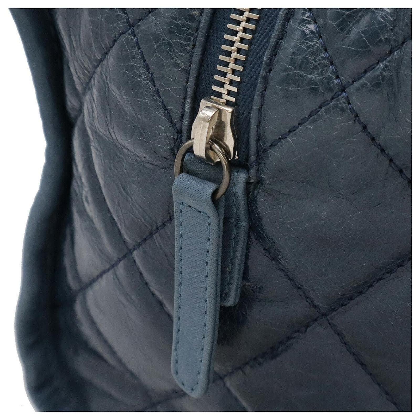 シャネル スパークルレザー 2wayバッグ A50605 Chanel Sparkle Leather In The Mix 2Way Bag A50605 Women Blue