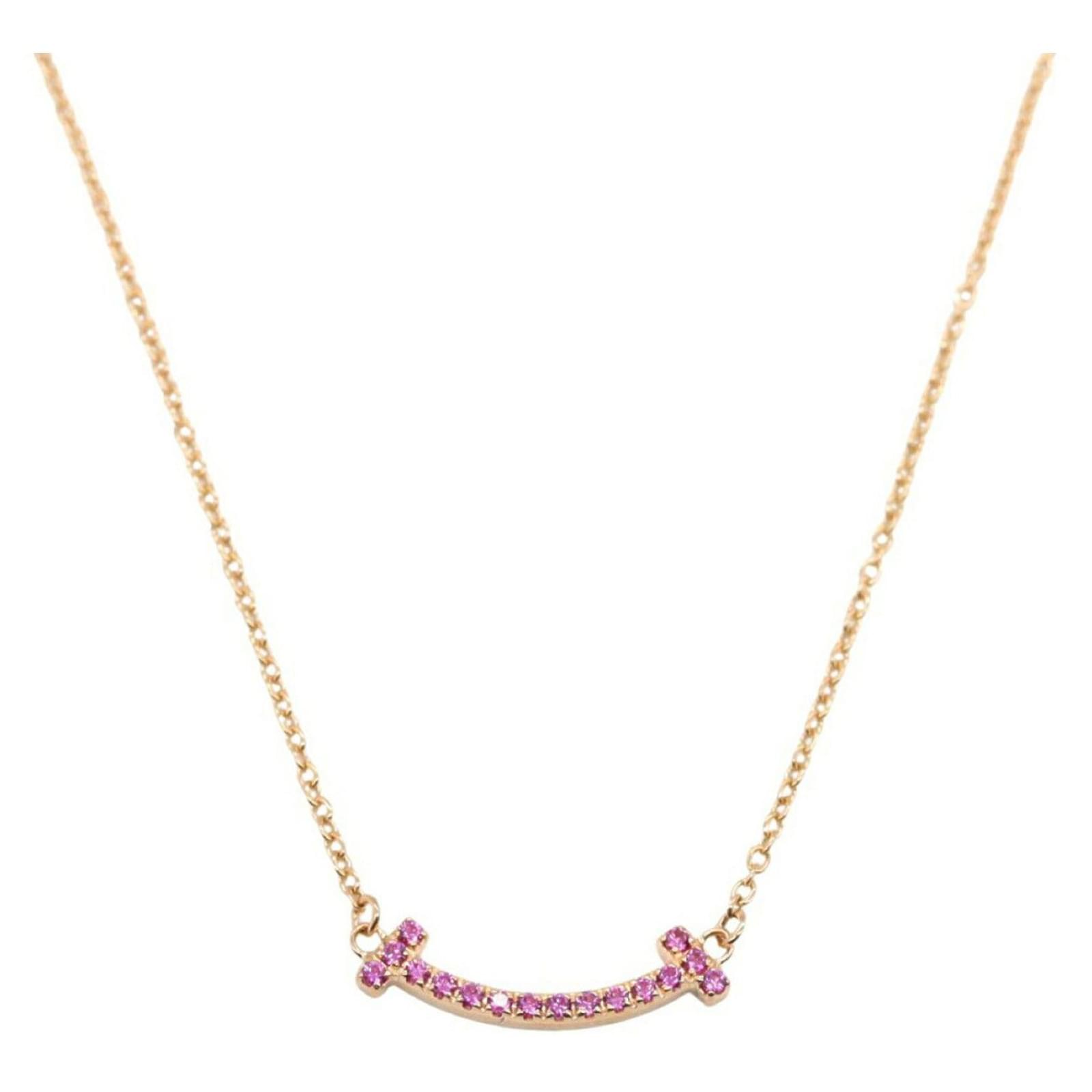 Soleste Pendant Tiffany Pink Sapphire Necklace Tiffany Necklace