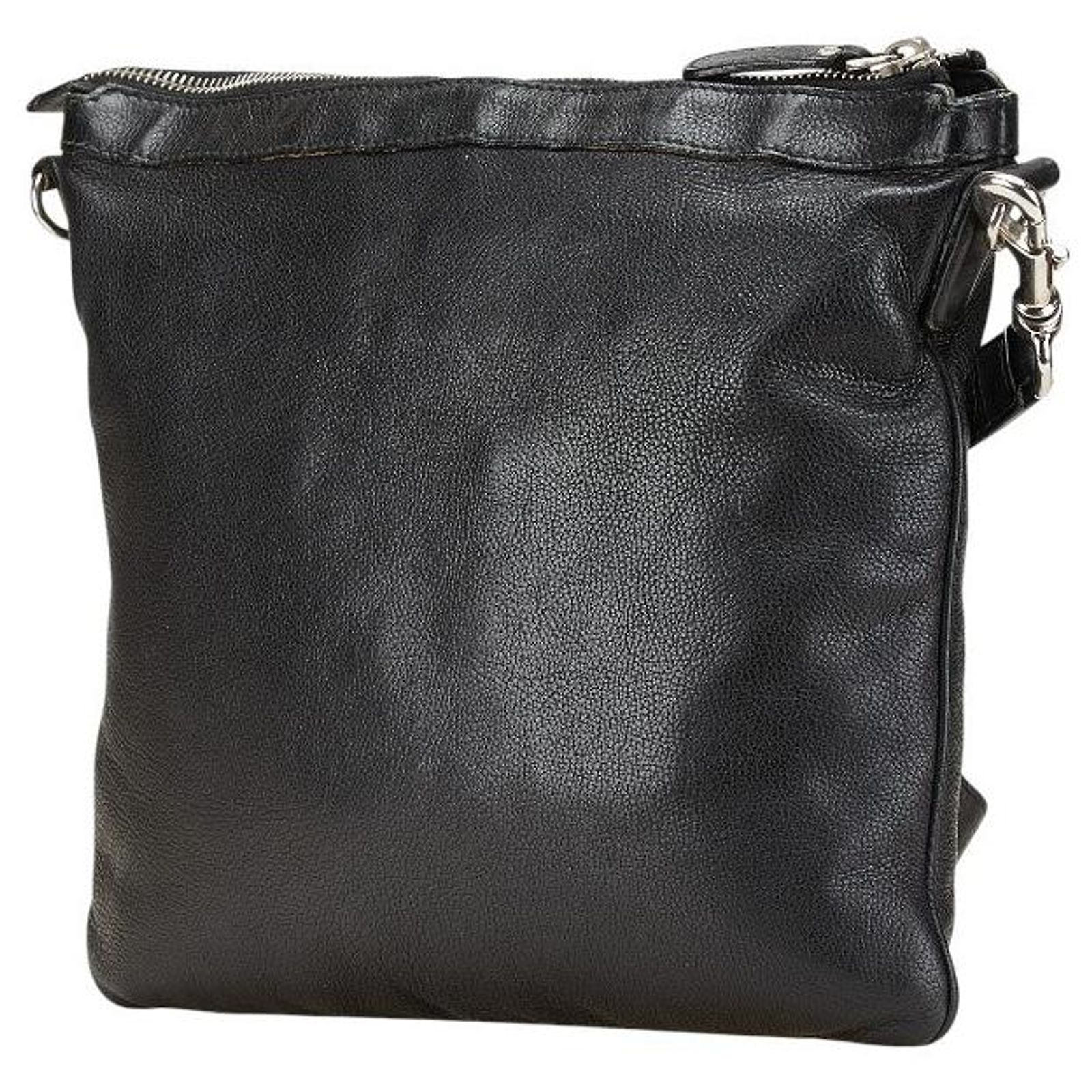 Gucci 233329 Leather Shoulder Bag Black ref.JC2260758 (Sold) - Joli Closet