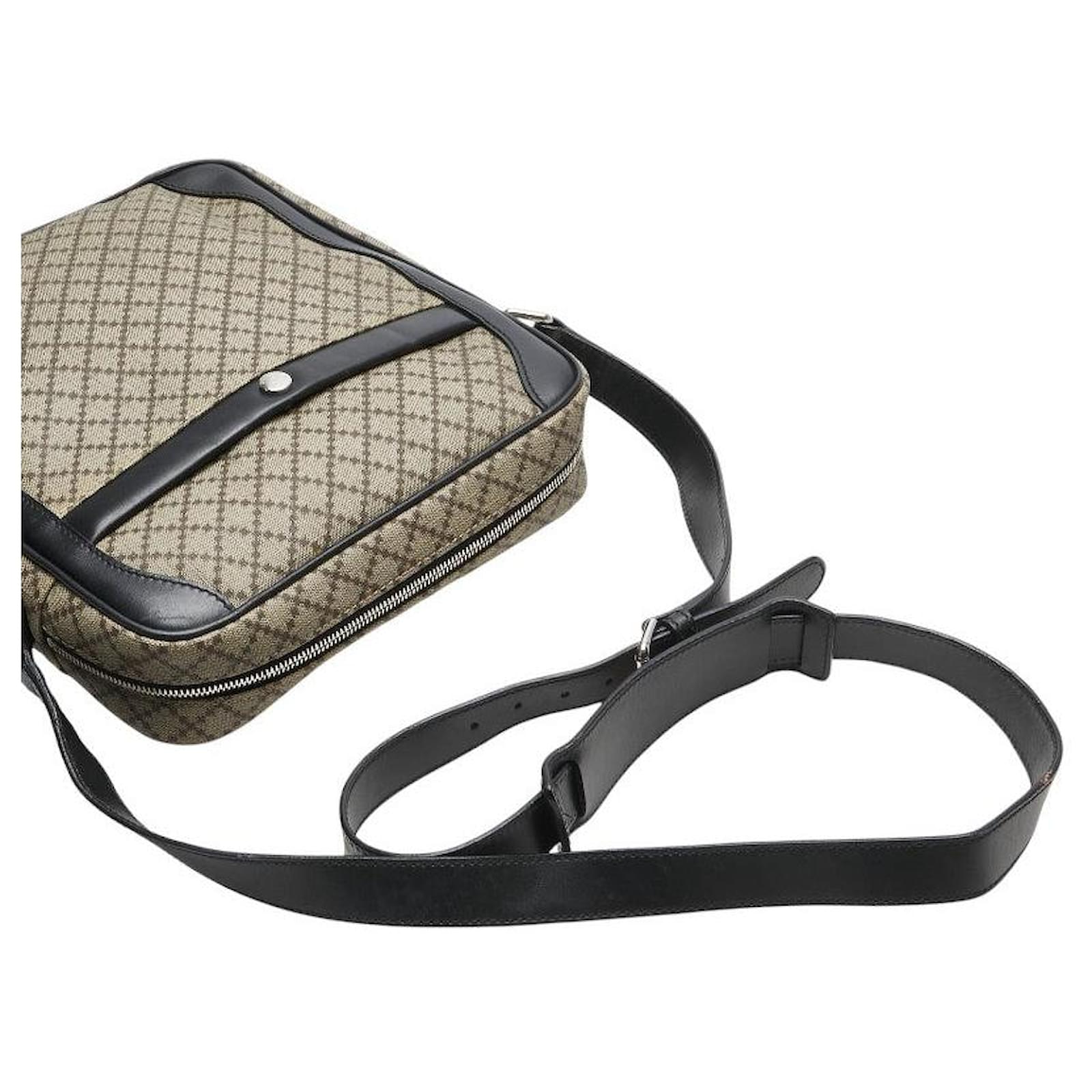 美品　GUCCI メッセンジャーバッグ　ディアマンテ　PVC GUCCI】グッチ『ディアマンテ メッセンジャーバッグ』387399