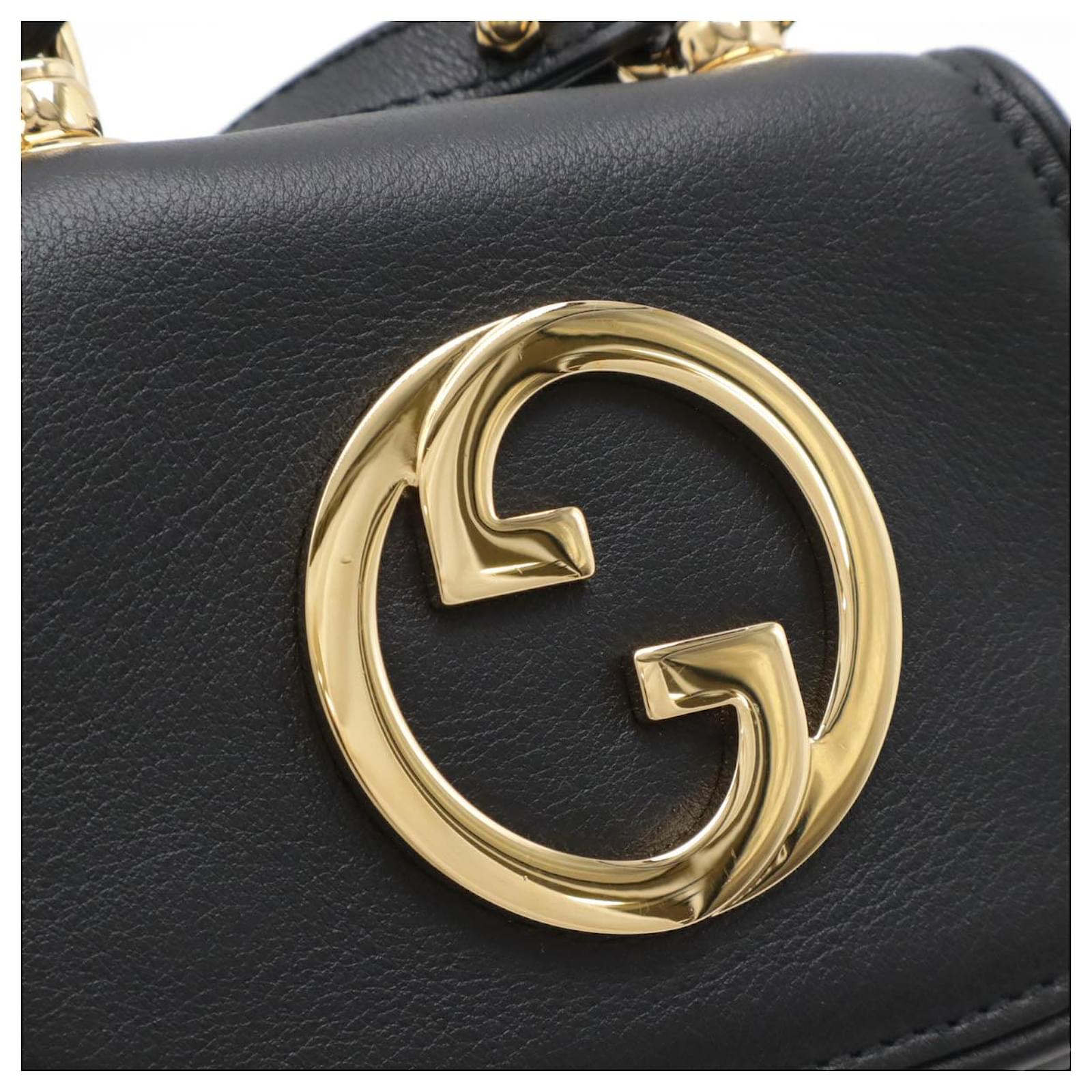 グッチ レザー ブロンディ 2way ショルダーバッグ 698635 Gucci Leather Blondie 2way Shoulder Bag 698635 Black ref