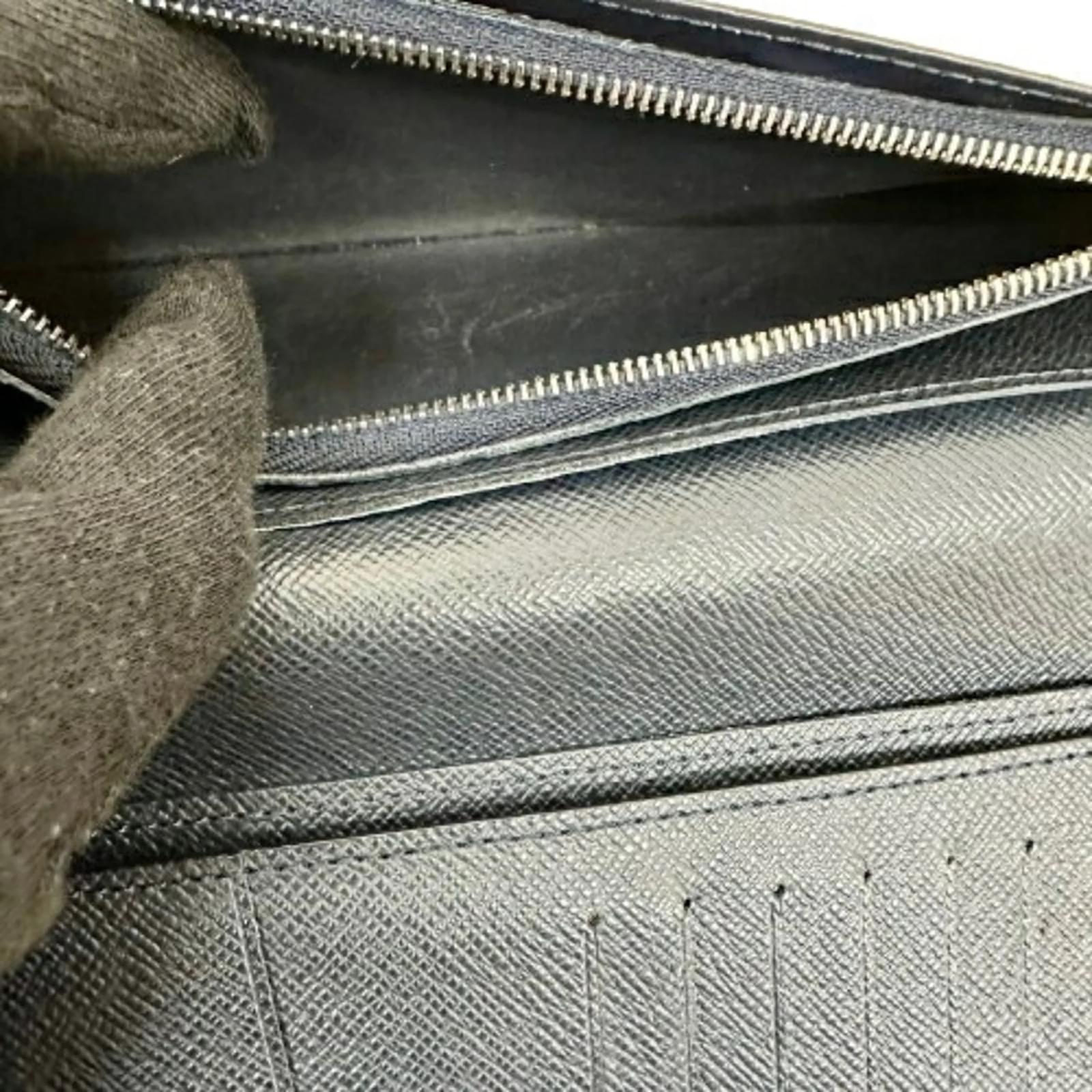 Louis Vuitton Portefeuille Brazza M81371 Navy blue Leather ref.2267035