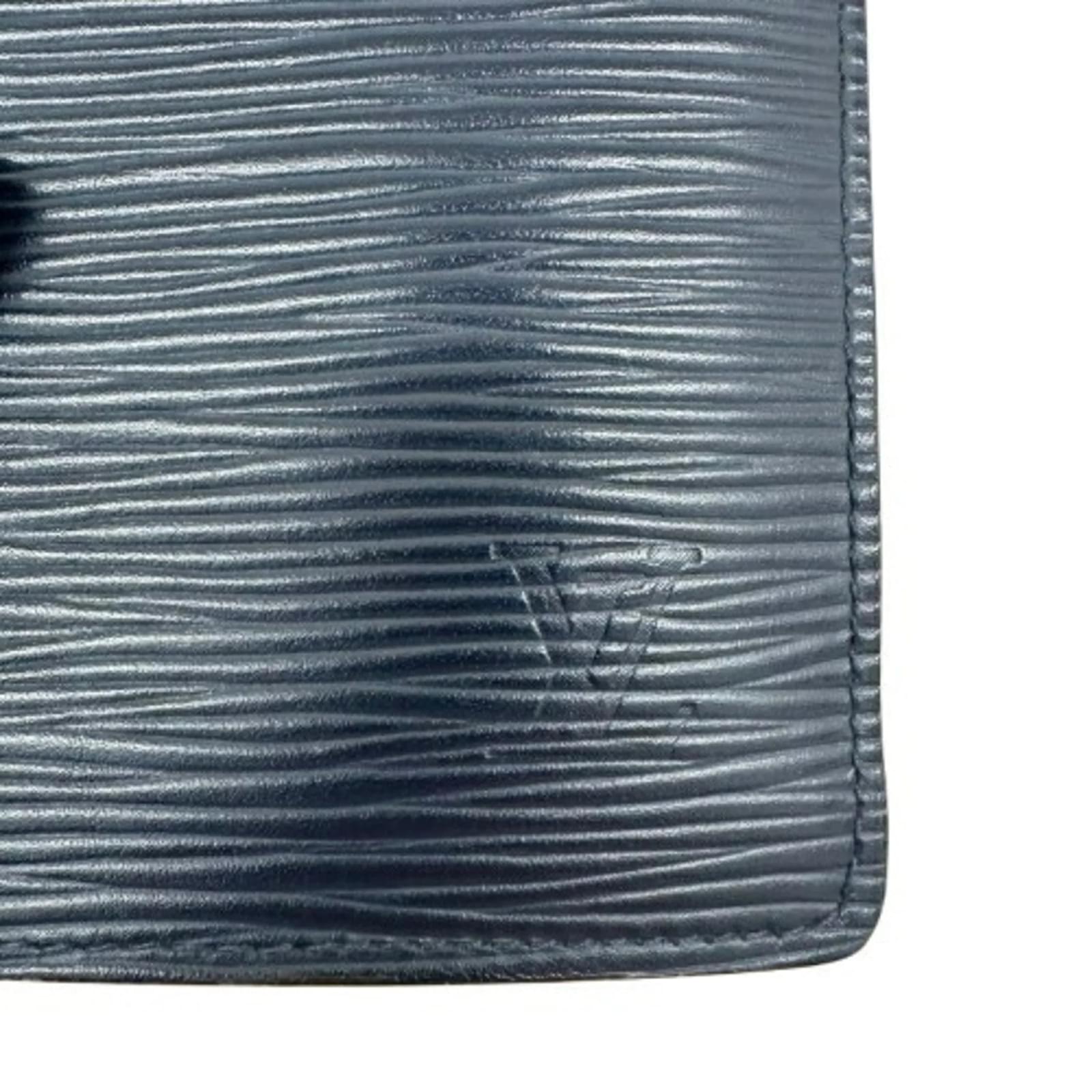 Louis Vuitton Portefeuille Brazza M81371 Navy blue Leather ref.2267035