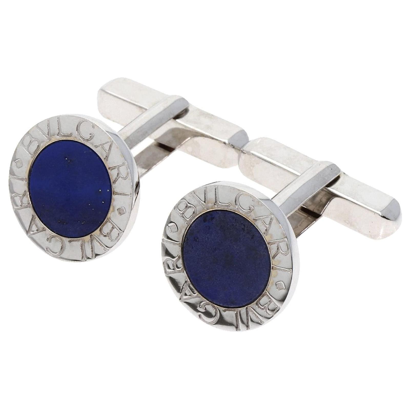 Bulgari Gemelli Bvlgari in lapislazzuli in oro bianco 18K ref