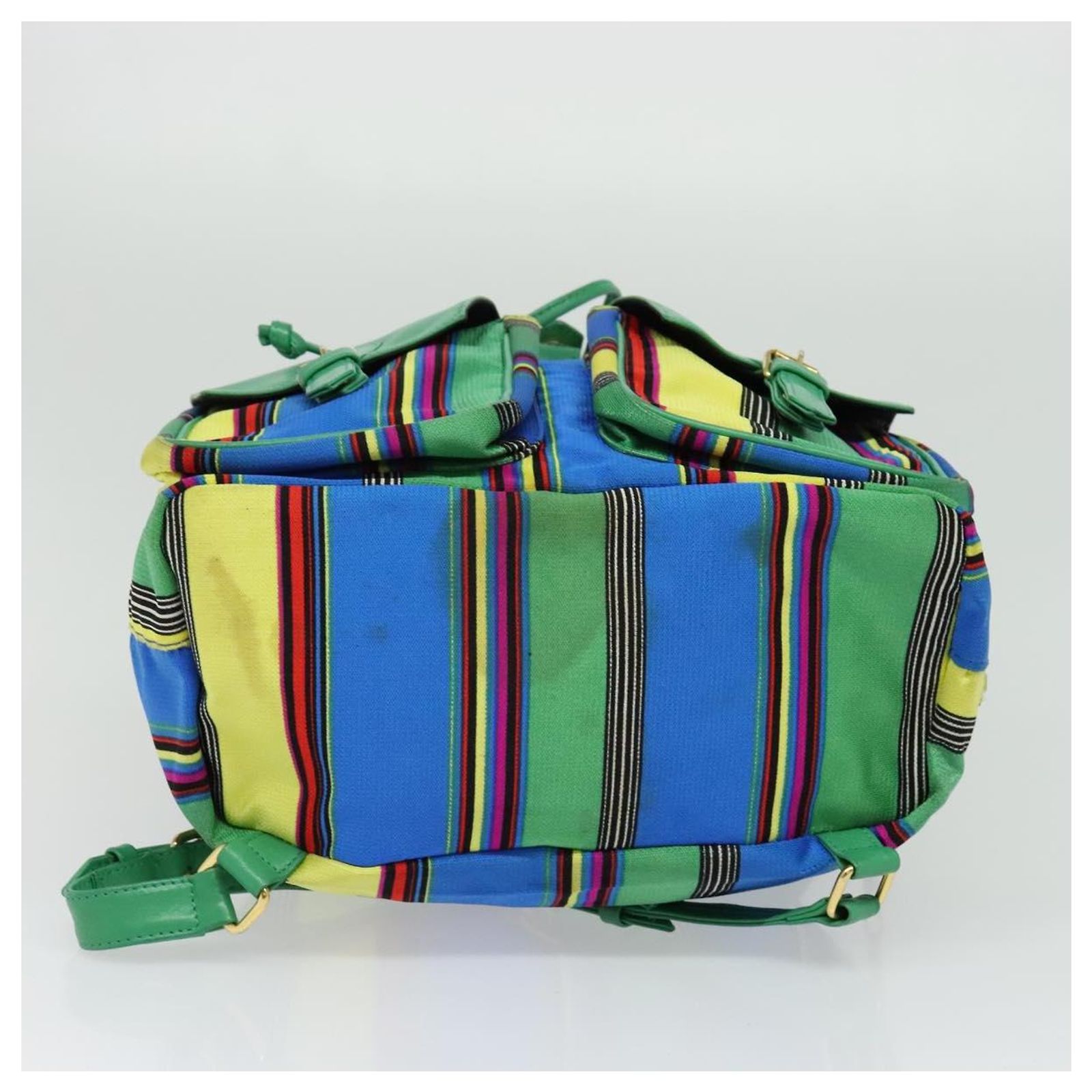 Gianni Versace Rucksack Nylon Grün Auth 124844 ref.2269431  display picture 2
