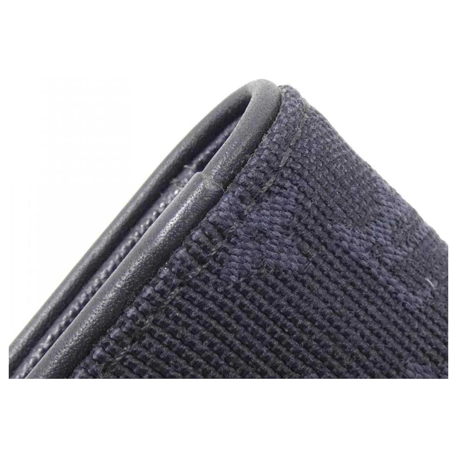 Louis Vuitton Monogram Mini Portefeuille International Wallet Dark blue Cloth ref.2271865