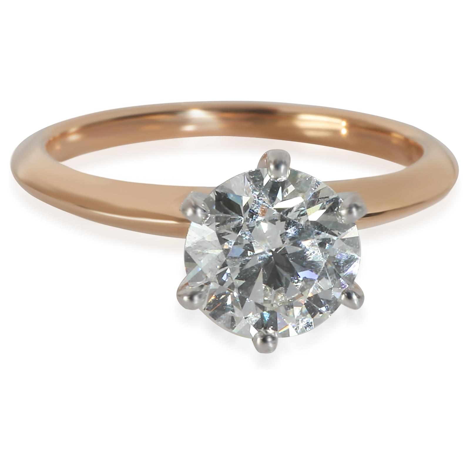 Bague Solitaire Diamant Bague De Fiancaille Tiffany And Co Bague