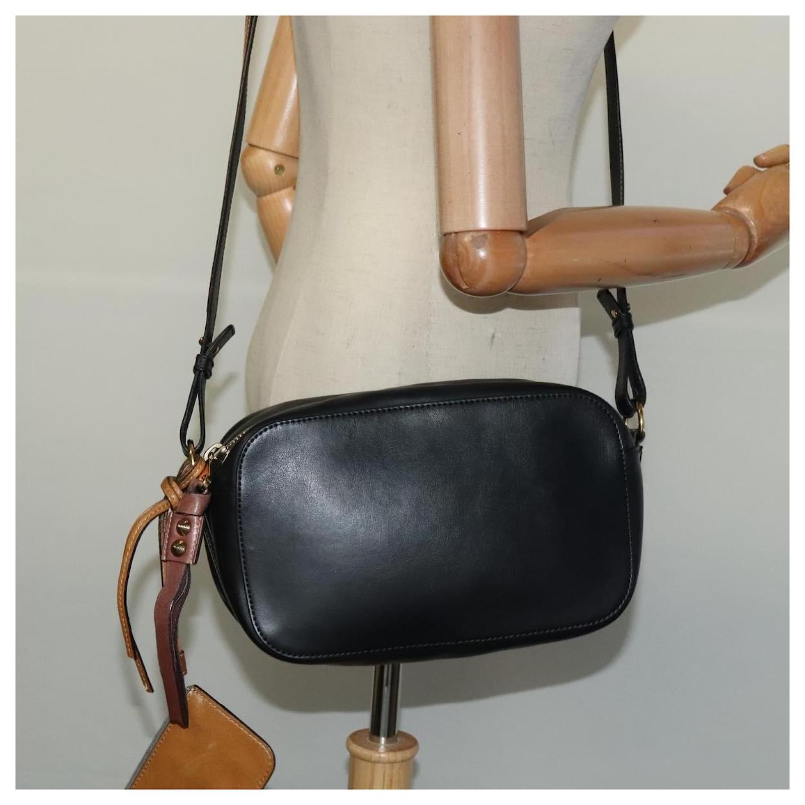 Chloé Chloe Sam Shoulder Bag Leather Black Gold 01 13 51 65 5811